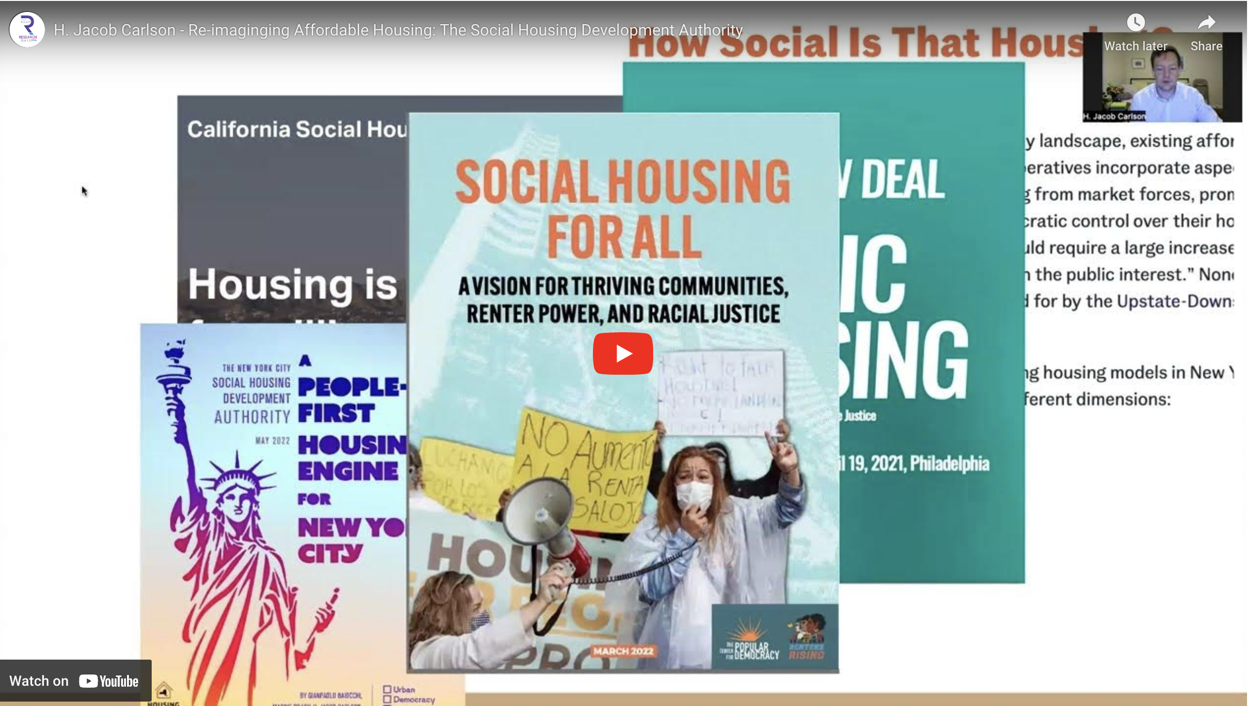 Re-imaginging Affordable Housing: The Social Housing Development Authority