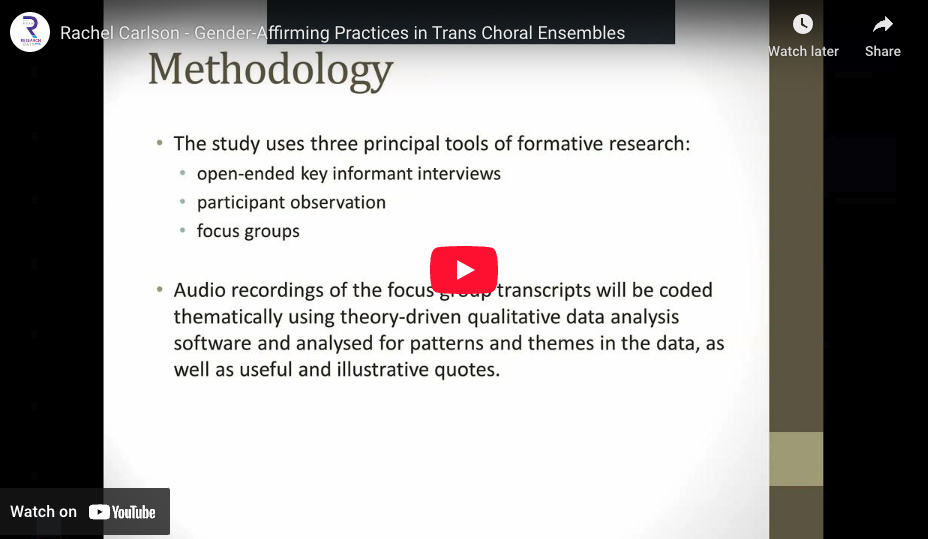 Gender-Affirming Practices in Trans Choral Ensembles