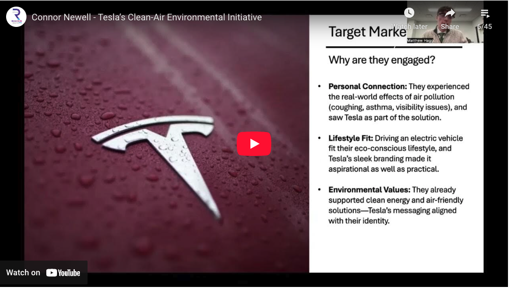 Tesla’s Clean-Air Environmental Initiative​