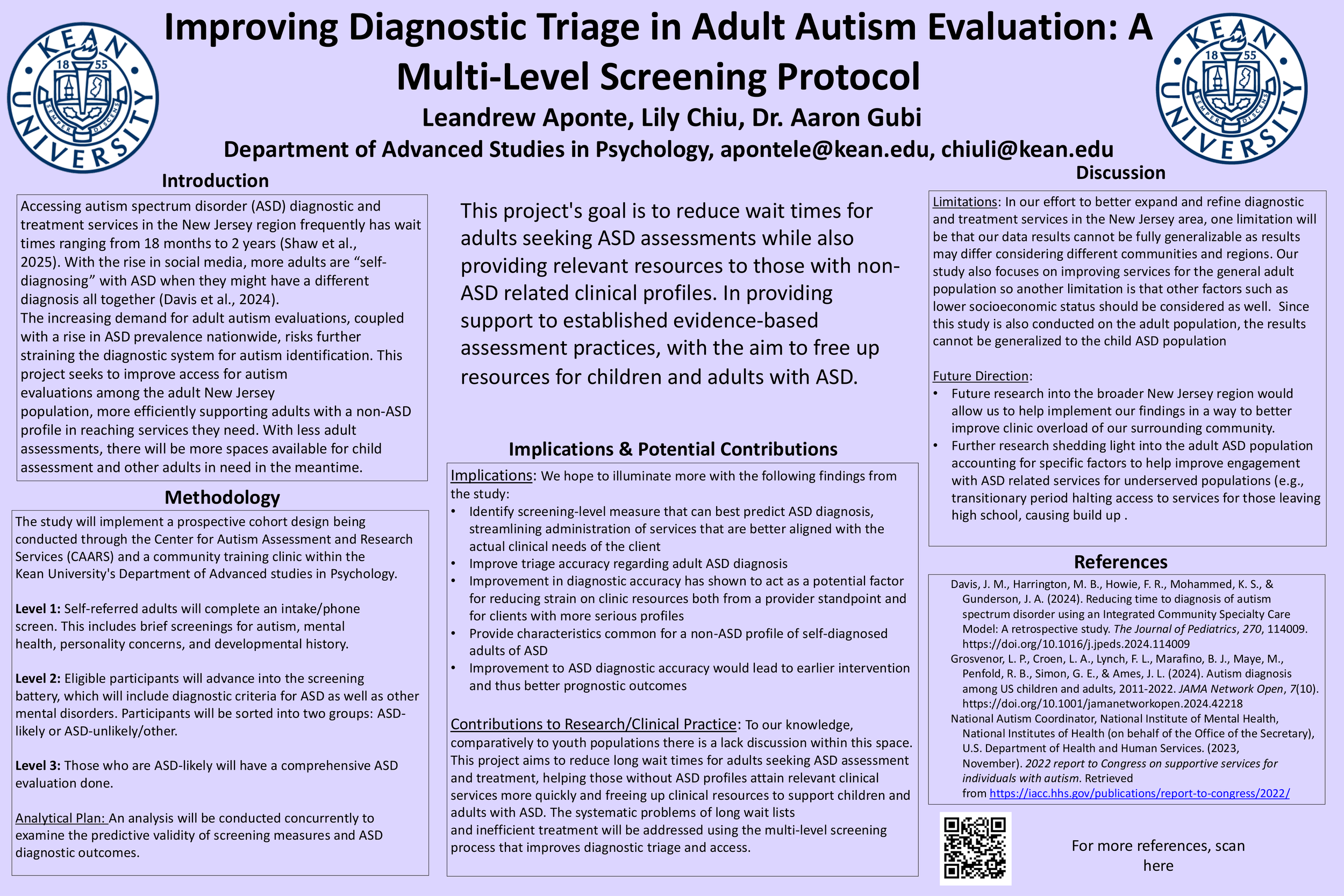 Improving Diagnostic Triage in Adult Autism Evaluation: A Multi-Level Screening Protocol
