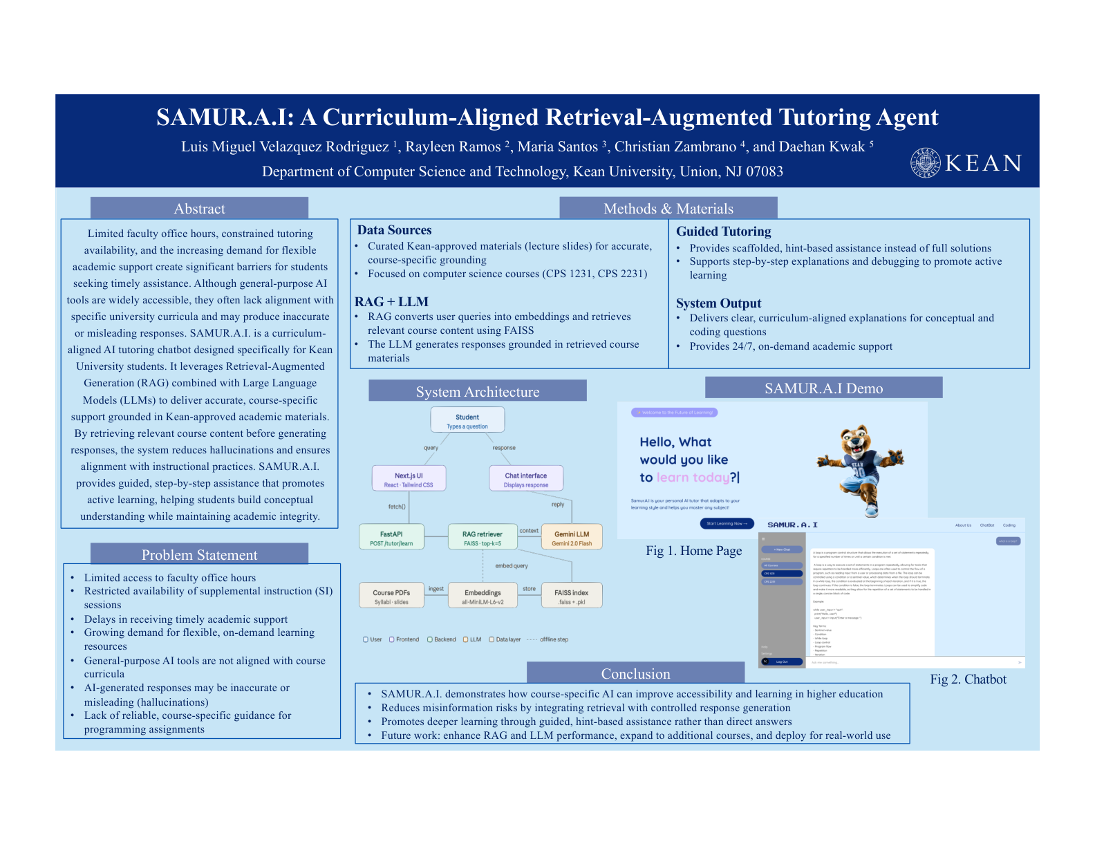 SAMUR.A.I: A Curriculum-Aligned Retrieval-Augmented Tutoring Agent
