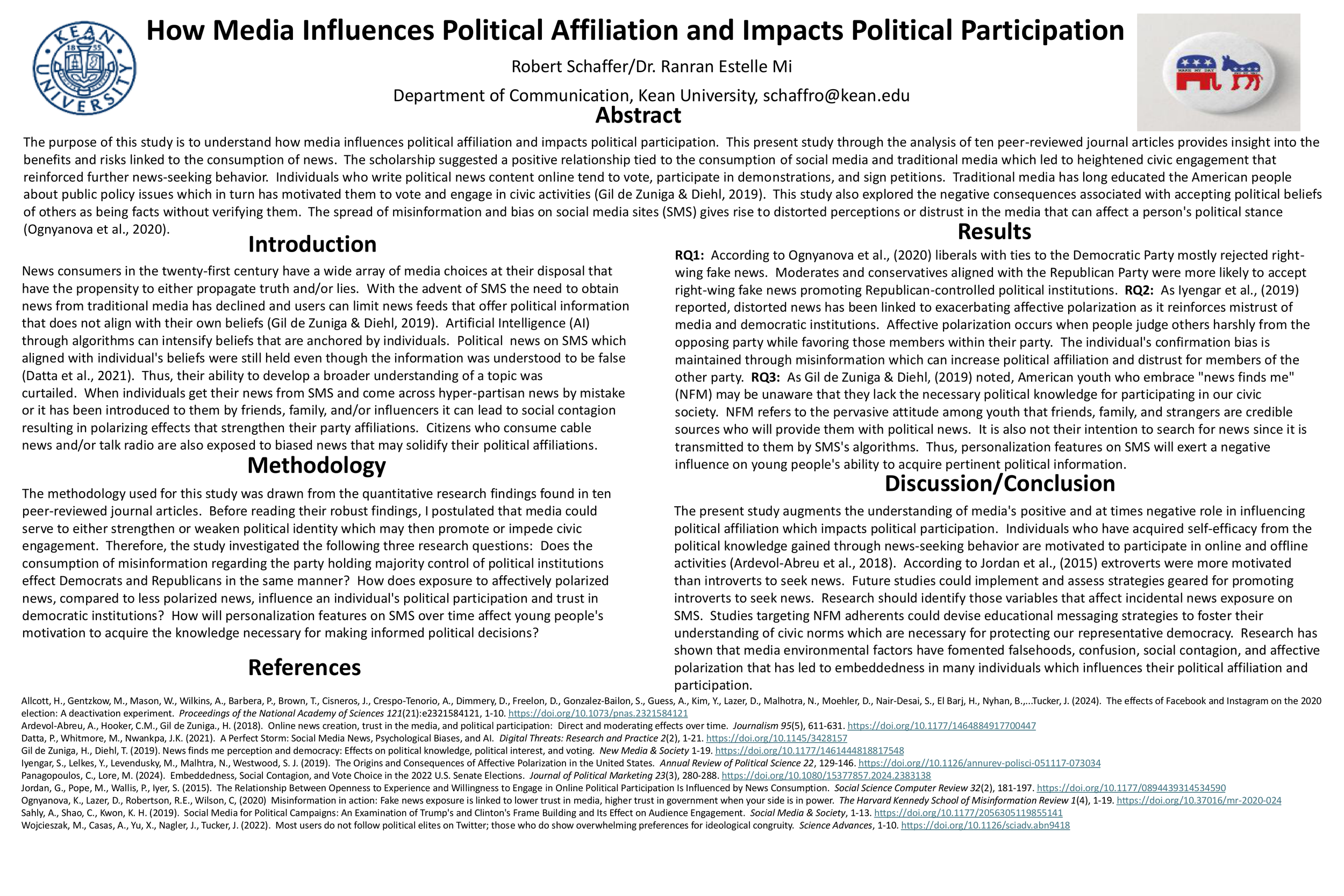 How Media Influences Political Affiliation and Impacts Political Participation