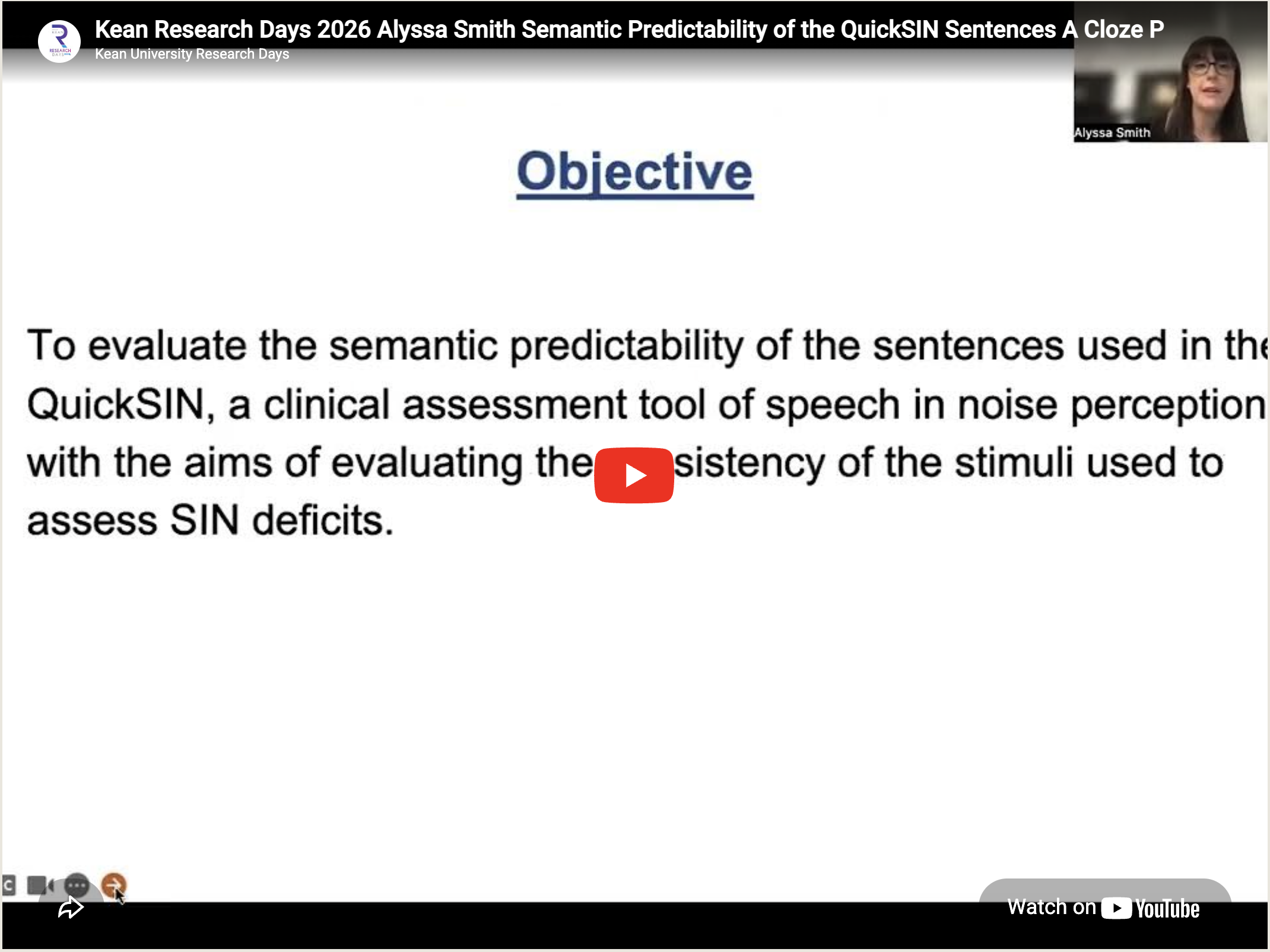 Semantic Predictability of the QuickSIN Sentences: A Cloze Probability Analysis
