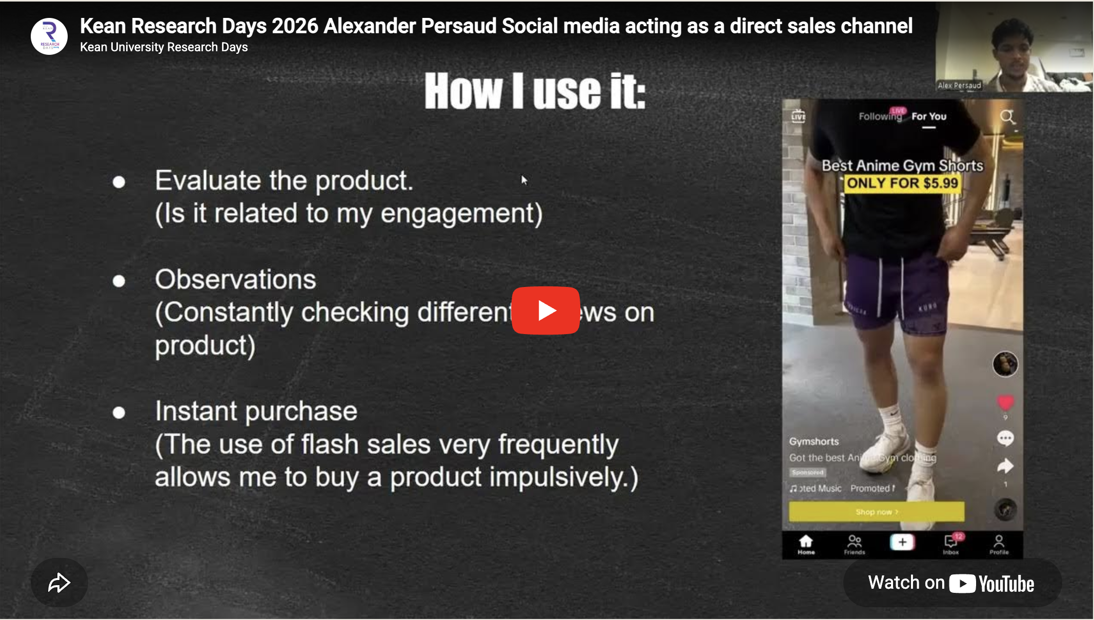 Social media acting as a direct sales channel