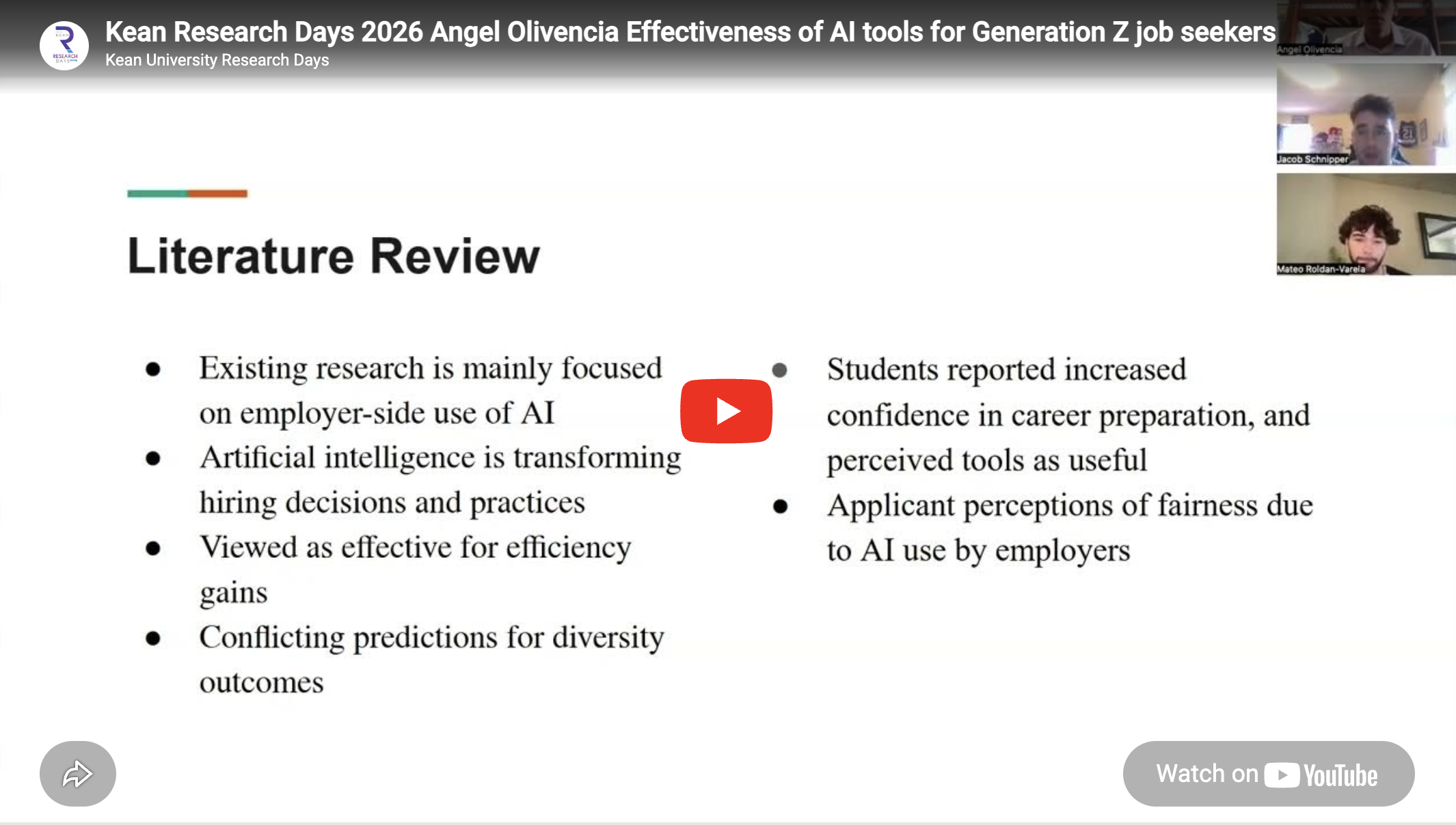 Effectiveness of AI tools for Generation Z job seekers