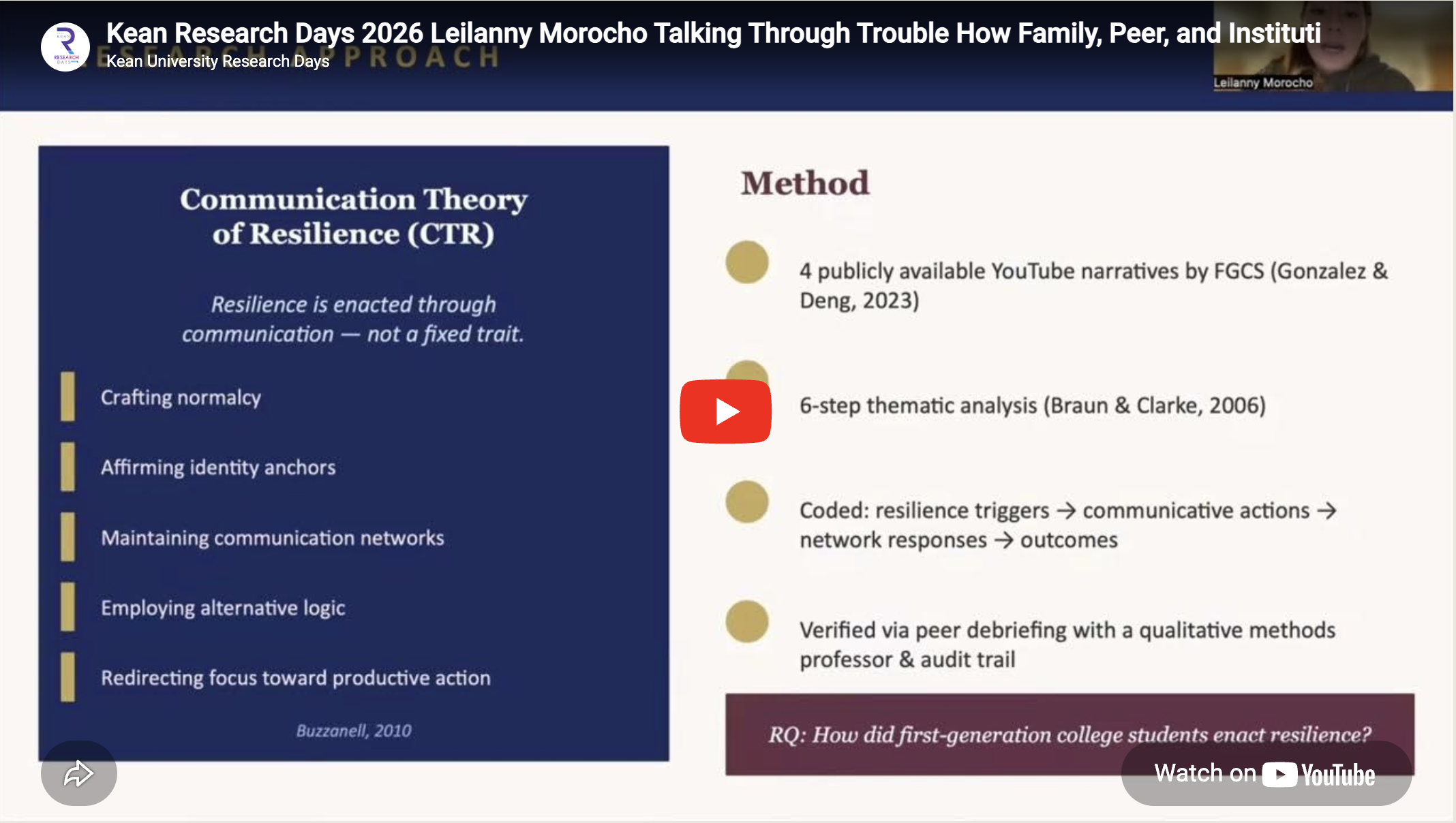 Talking Through Trouble: How Family, Peer, and Institutional Communication Shapes Resilience in First‑Gen Students