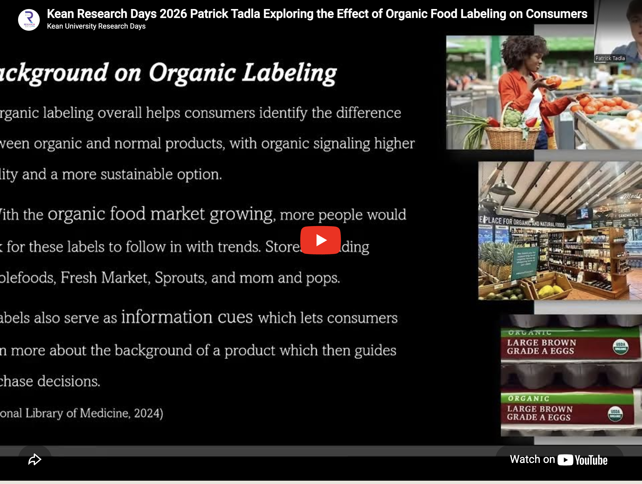 Exploring the Effect of Organic Food Labeling on Consumers’ Perceived Product Quality and Purchase Intentions