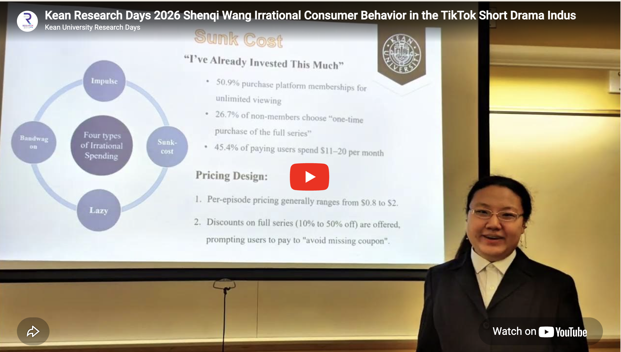 Irrational Consumer Behavior in the TikTok Short Drama Industry