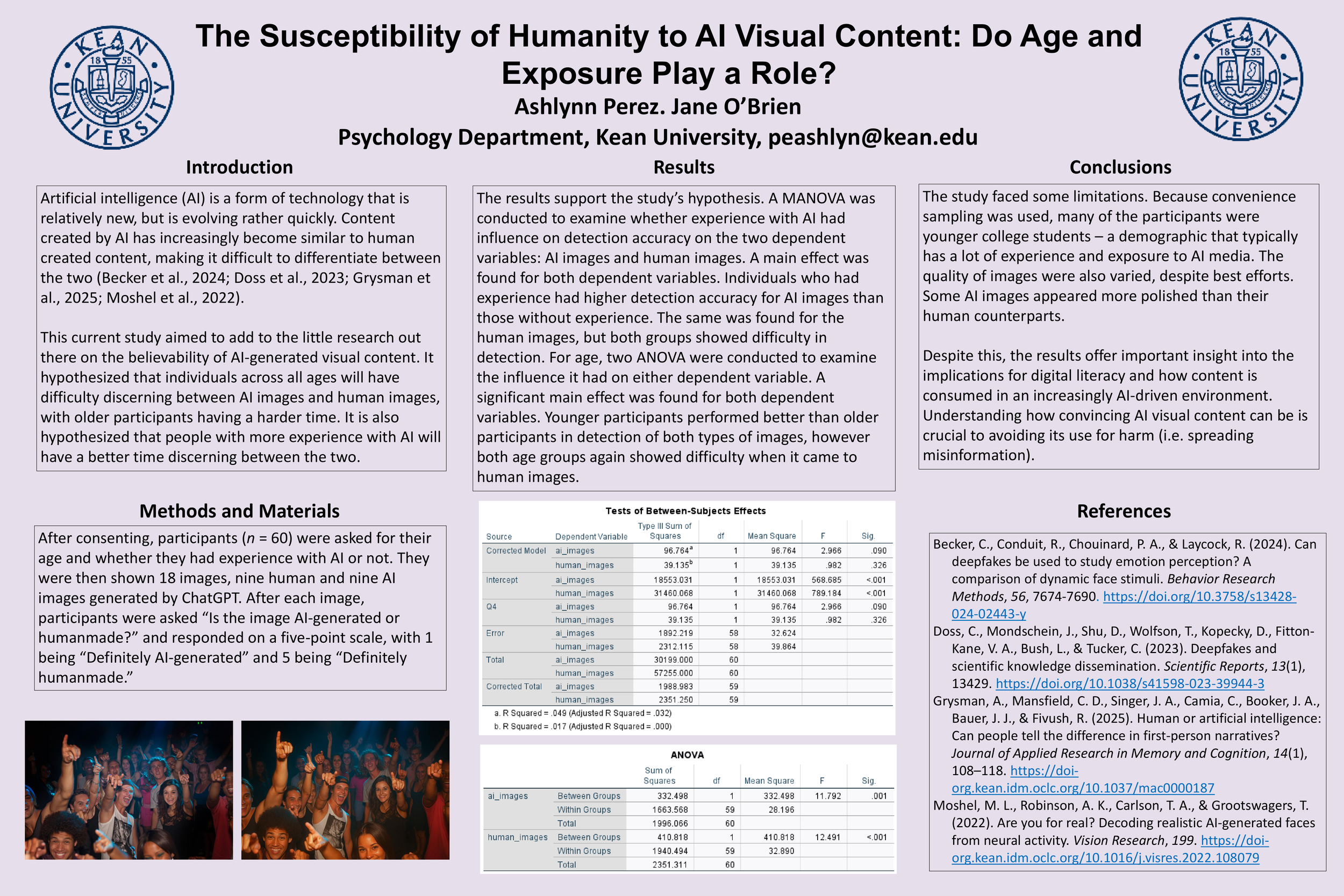 The Susceptibility of Humanity to AI Visual Content: Do Age and Exposure Play a Role?