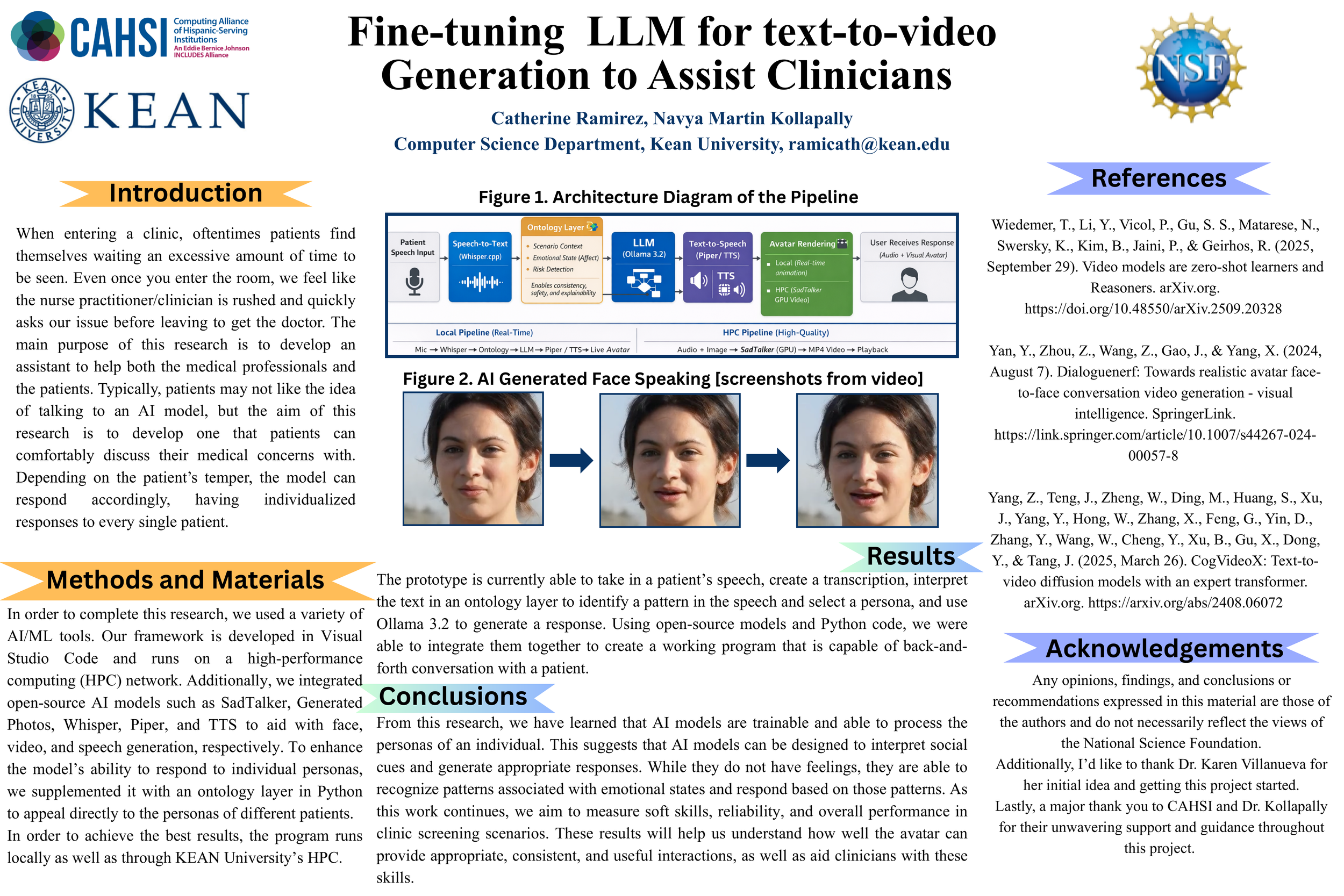 Fine-tuning  LLM for text-to-video Generation to Assist Clinicians