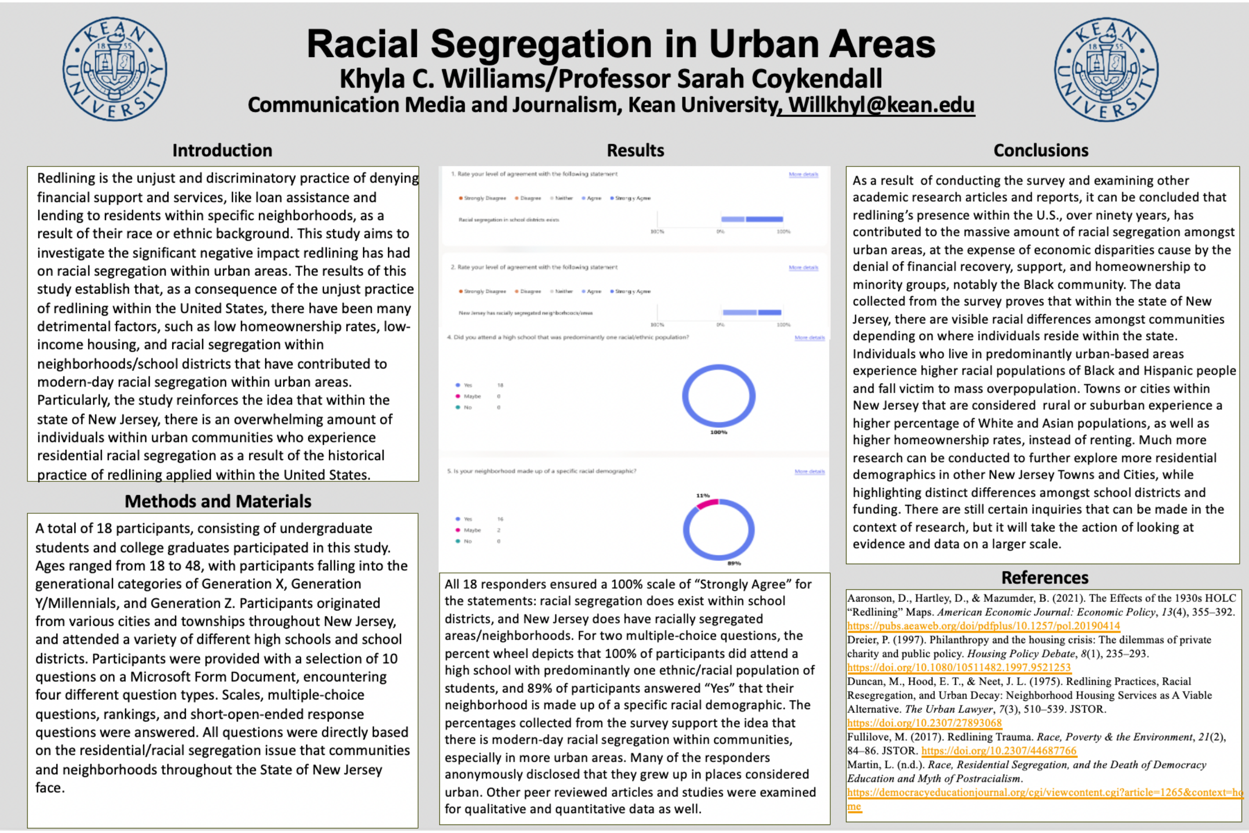 Racial Segregation in Urban Areas