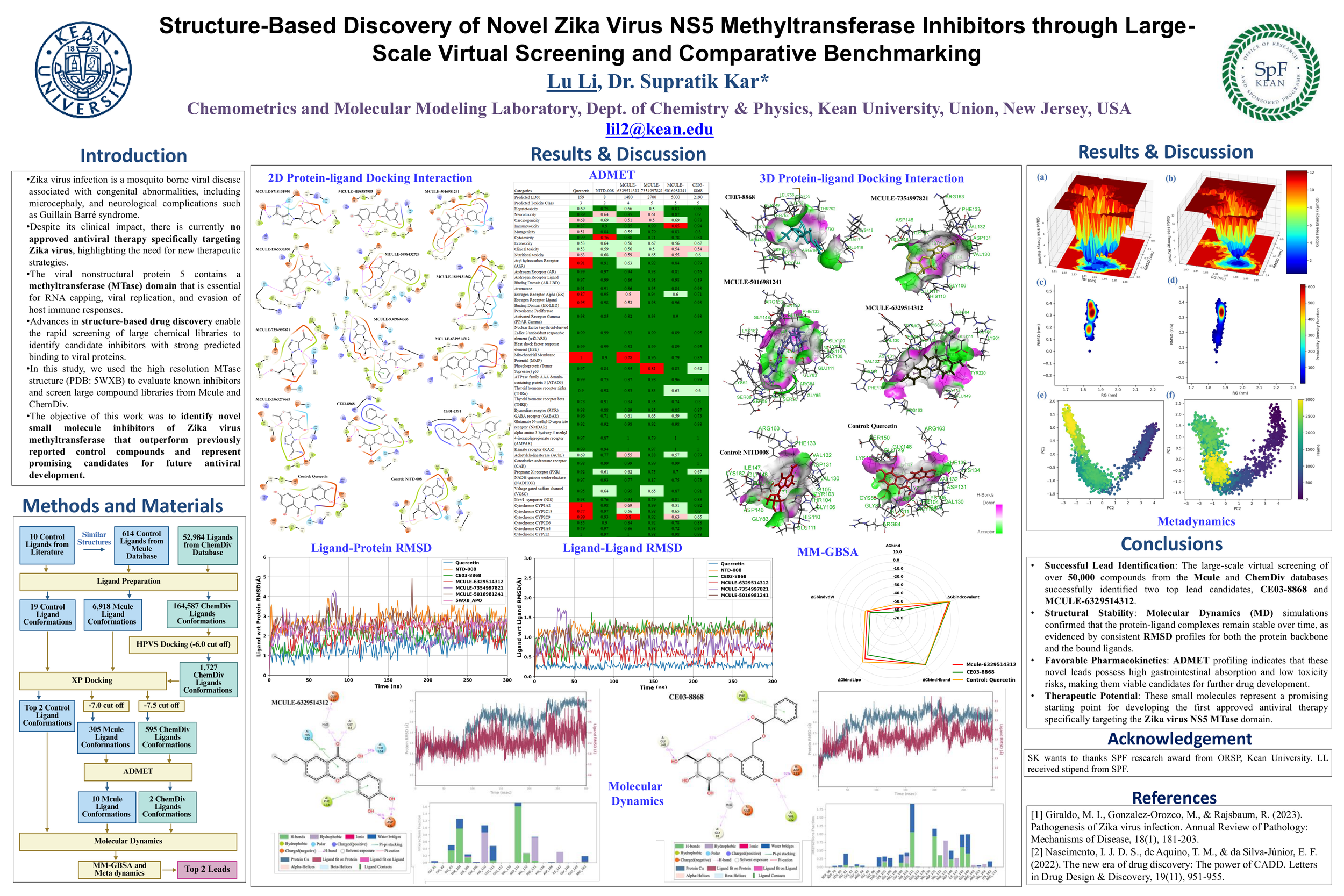 Structure-Based Discovery of Novel Zika Virus NS5 Methyltransferase Inhibitors through Large-Scale Virtual Screening and Comparative Benchmarking