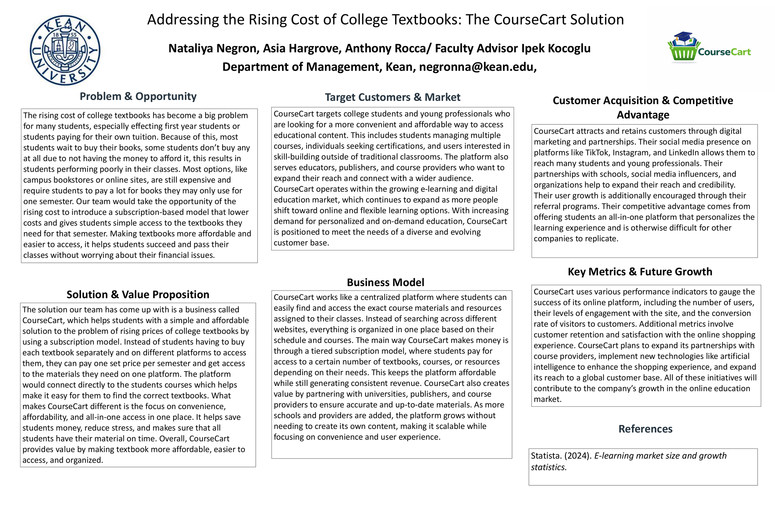 Addressing the Rising Cost of College Textbooks: The CourseCart Solution