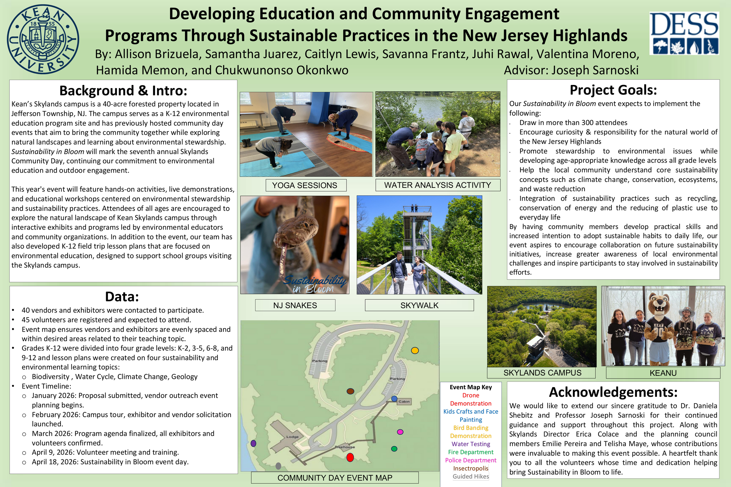 Developing Education and Community Engagement Programs Through Sustainable Practices in the New Jersey Highlands