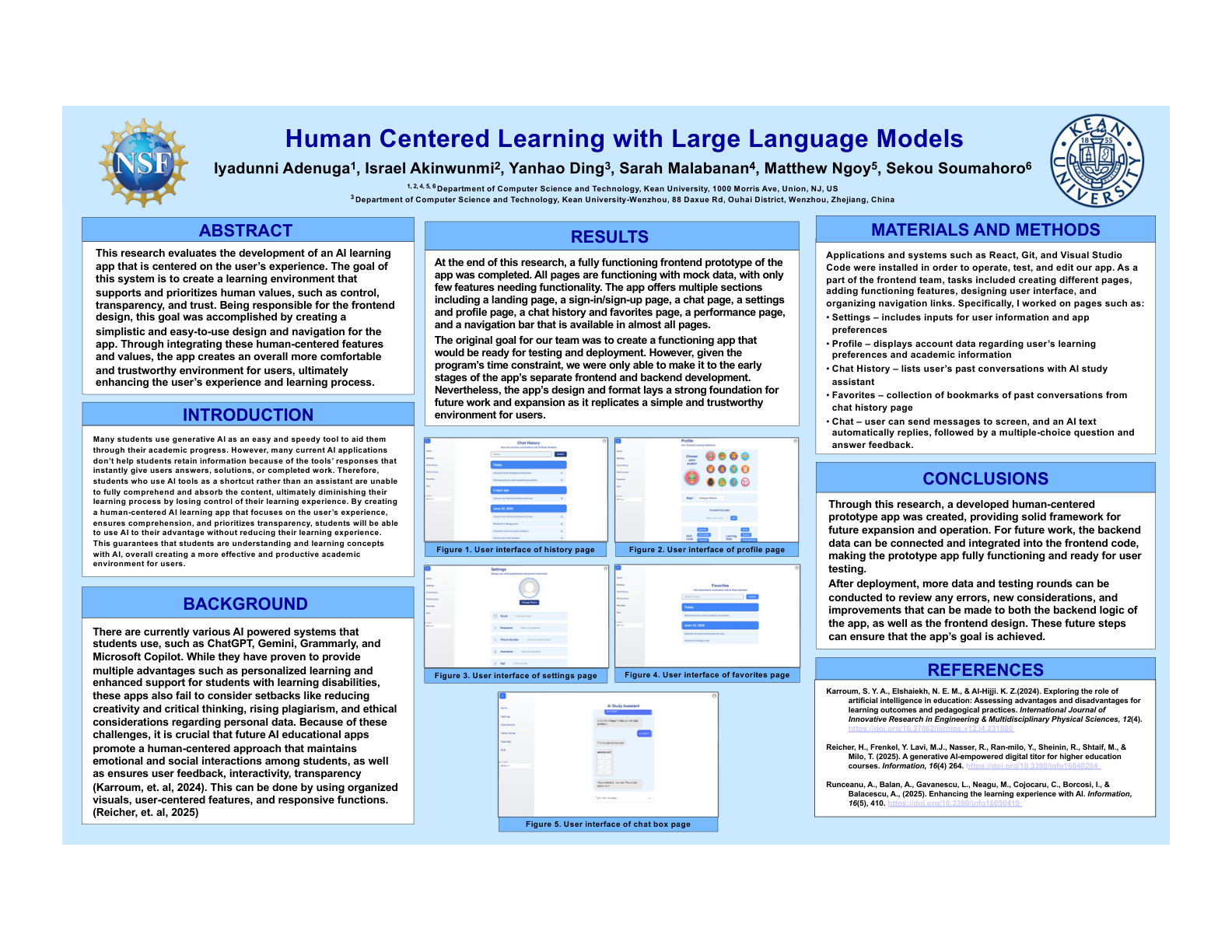 Human Centered Learning with Large Language Models