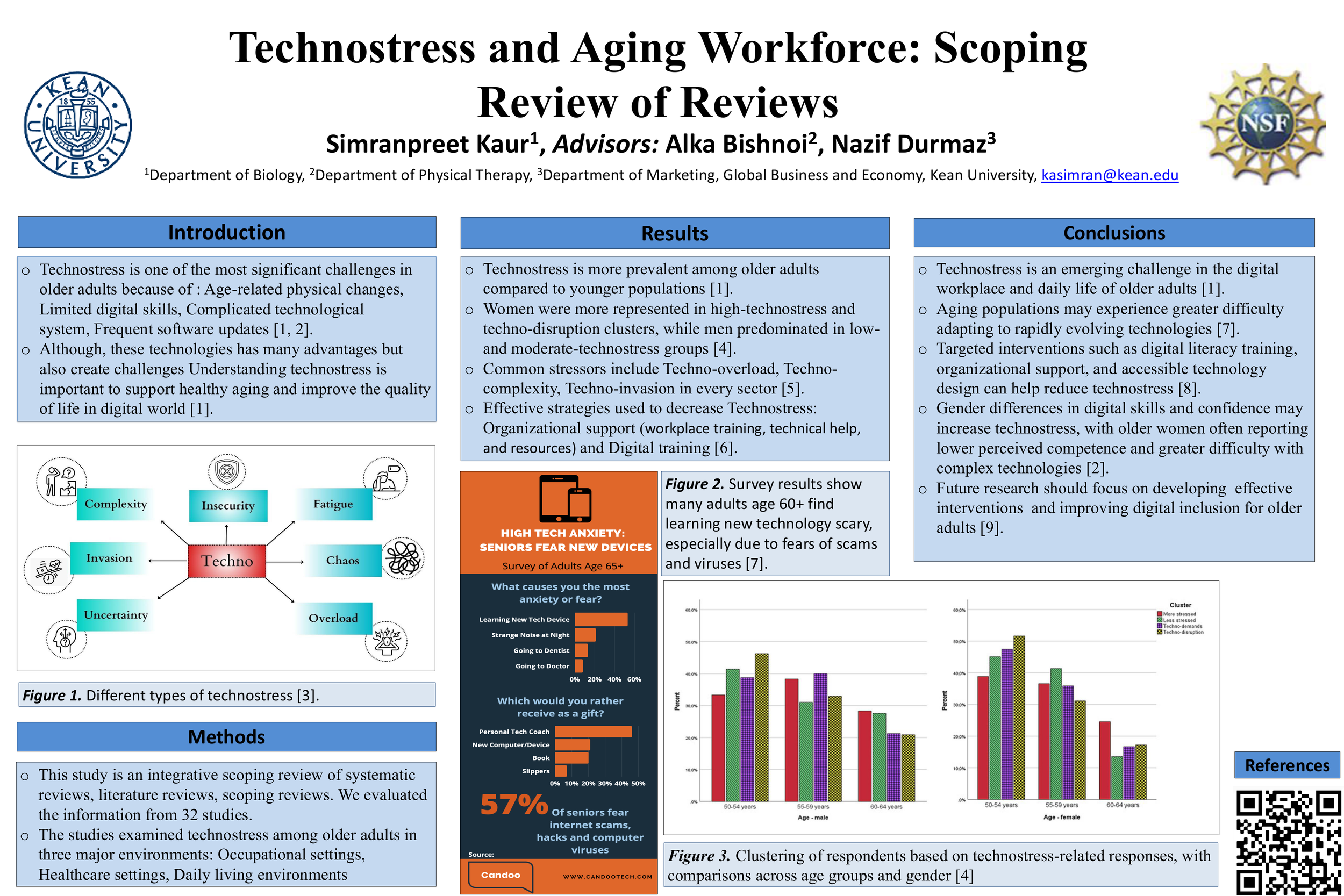 Technostress and Aging Workforce: Scoping Review of Reviews