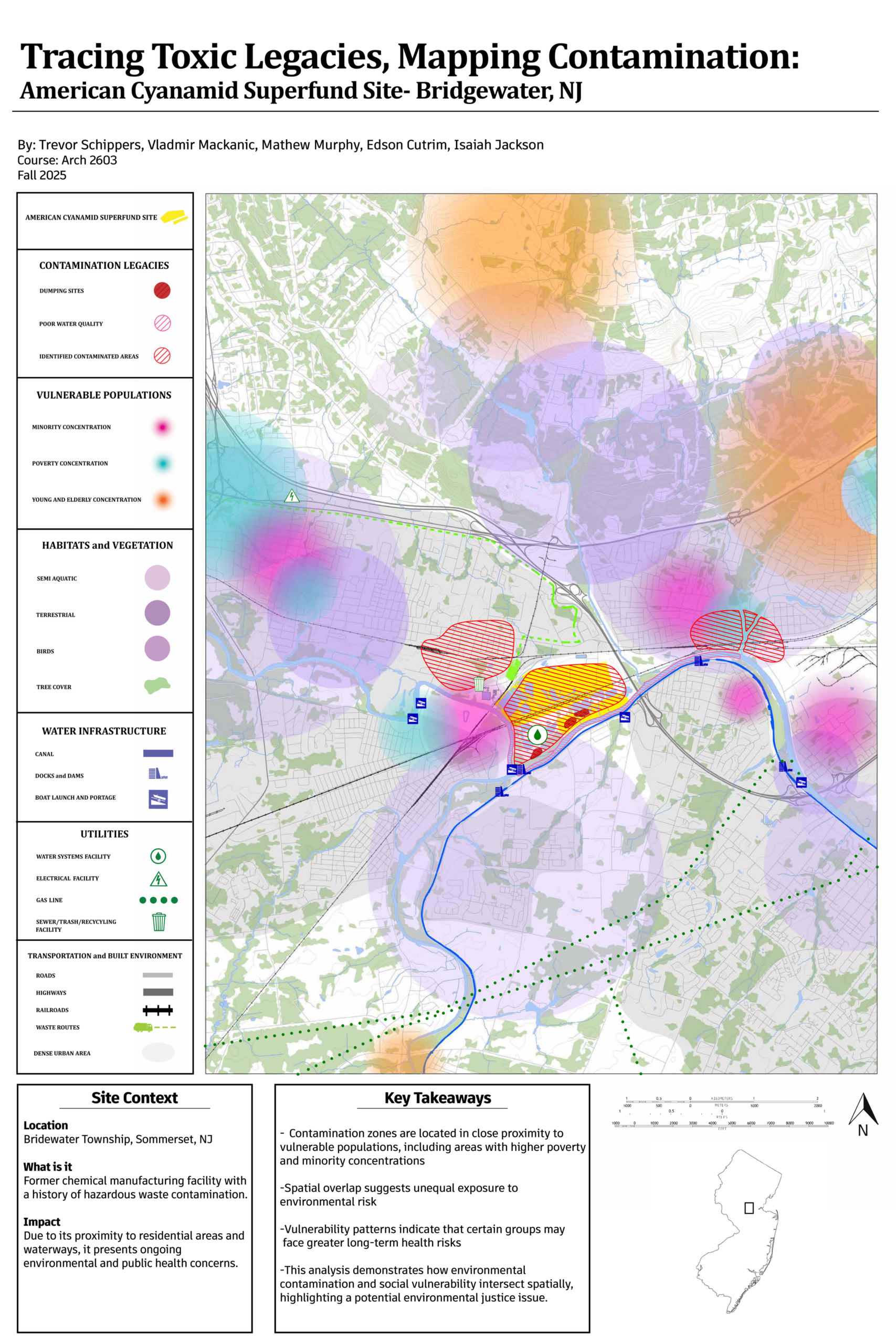 Tracing Toxic Legacies: Mapping Contamination at the American Cyanamid Superfund Site