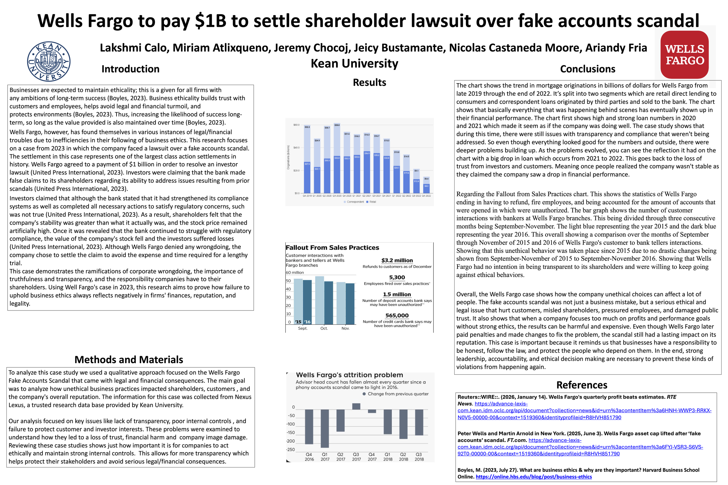 Wells Fargo to pay $1B to settle shareholder lawsuit over fake accounts scandal 
