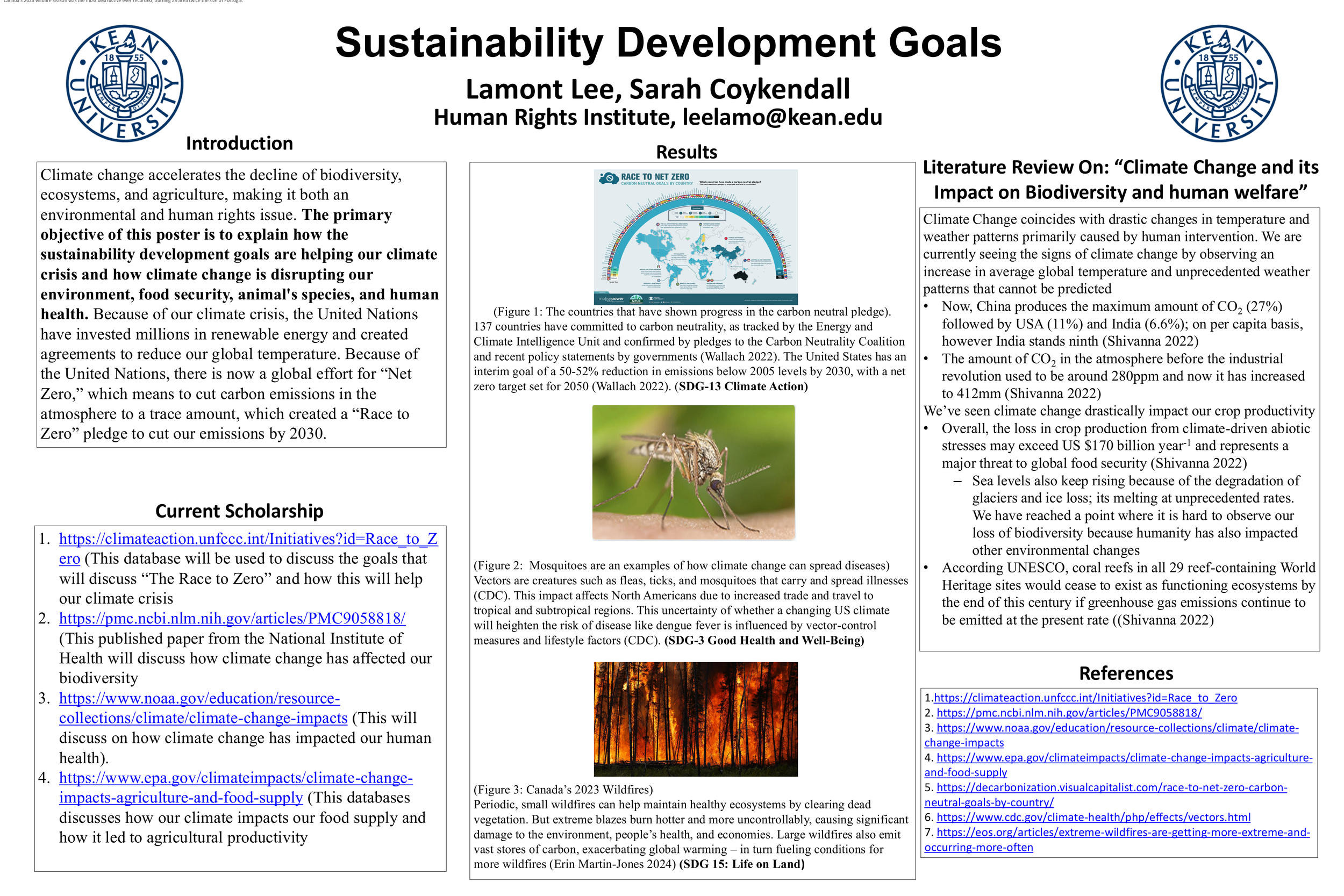 Lamont Lee Poster Presentation