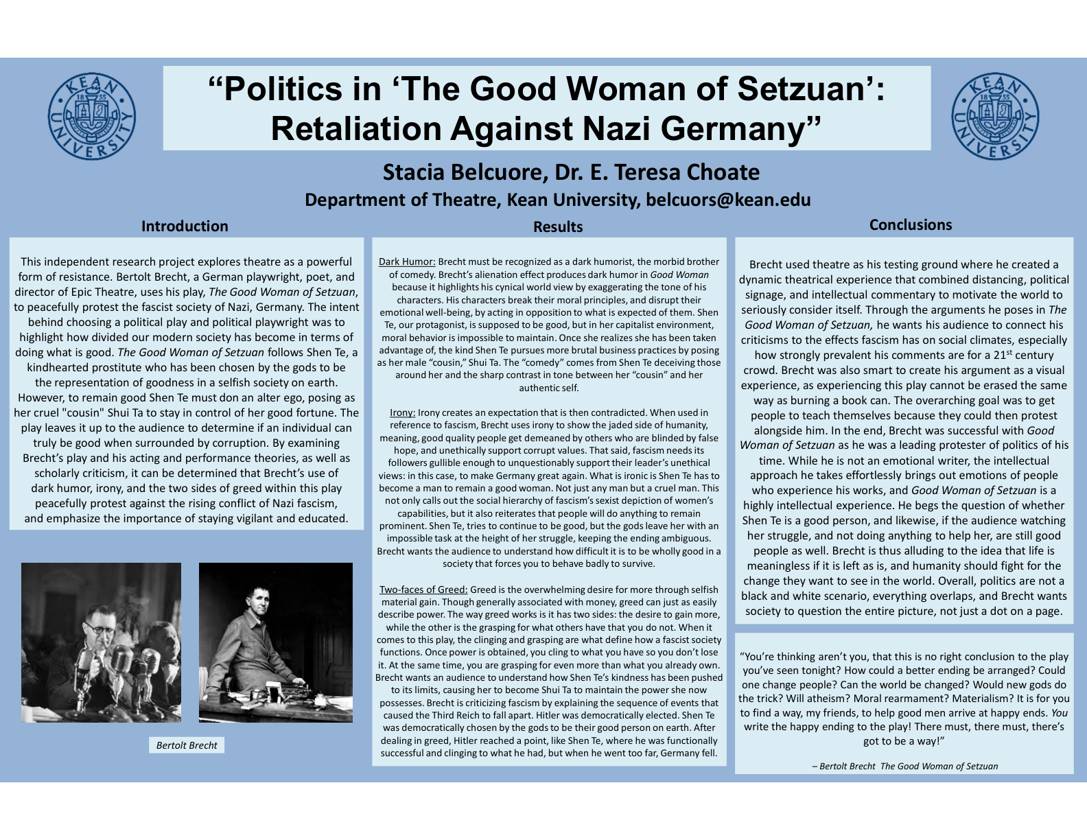 Stacia Belcuore Poster Presentation