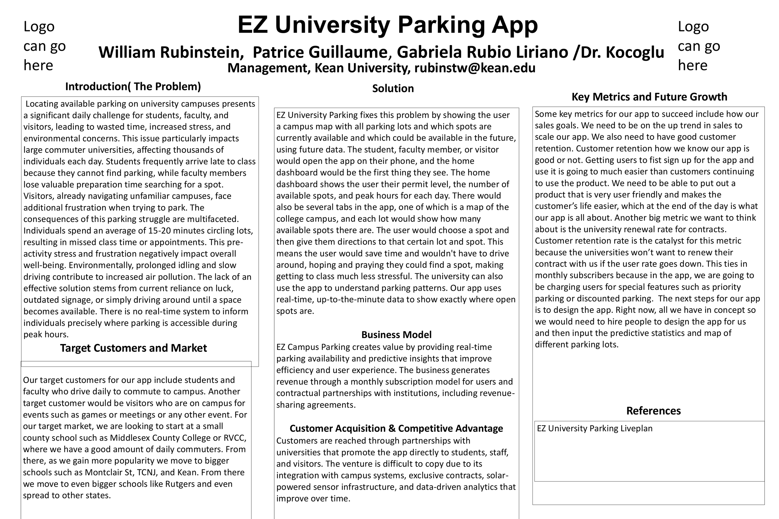 William Rubinstein Poster Presentation