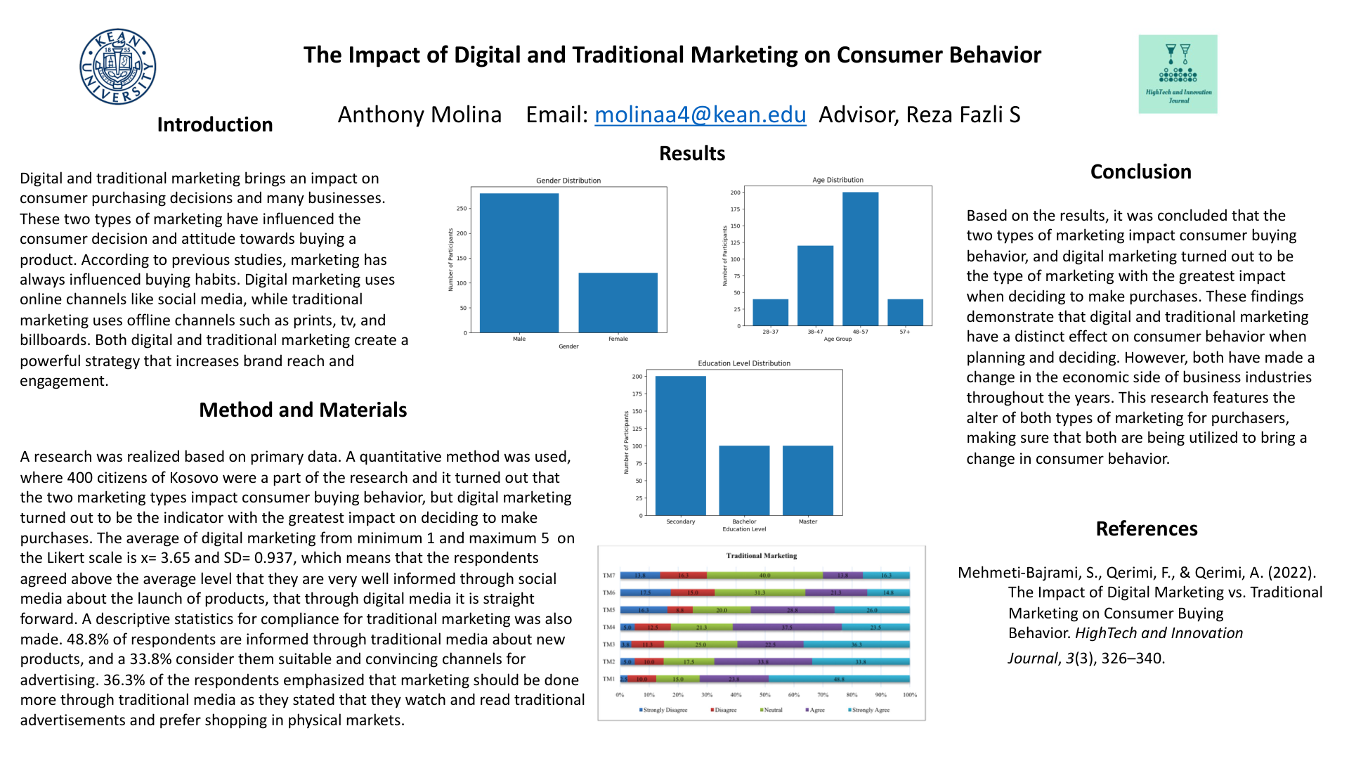 Anthony Molina Poster Presentation
