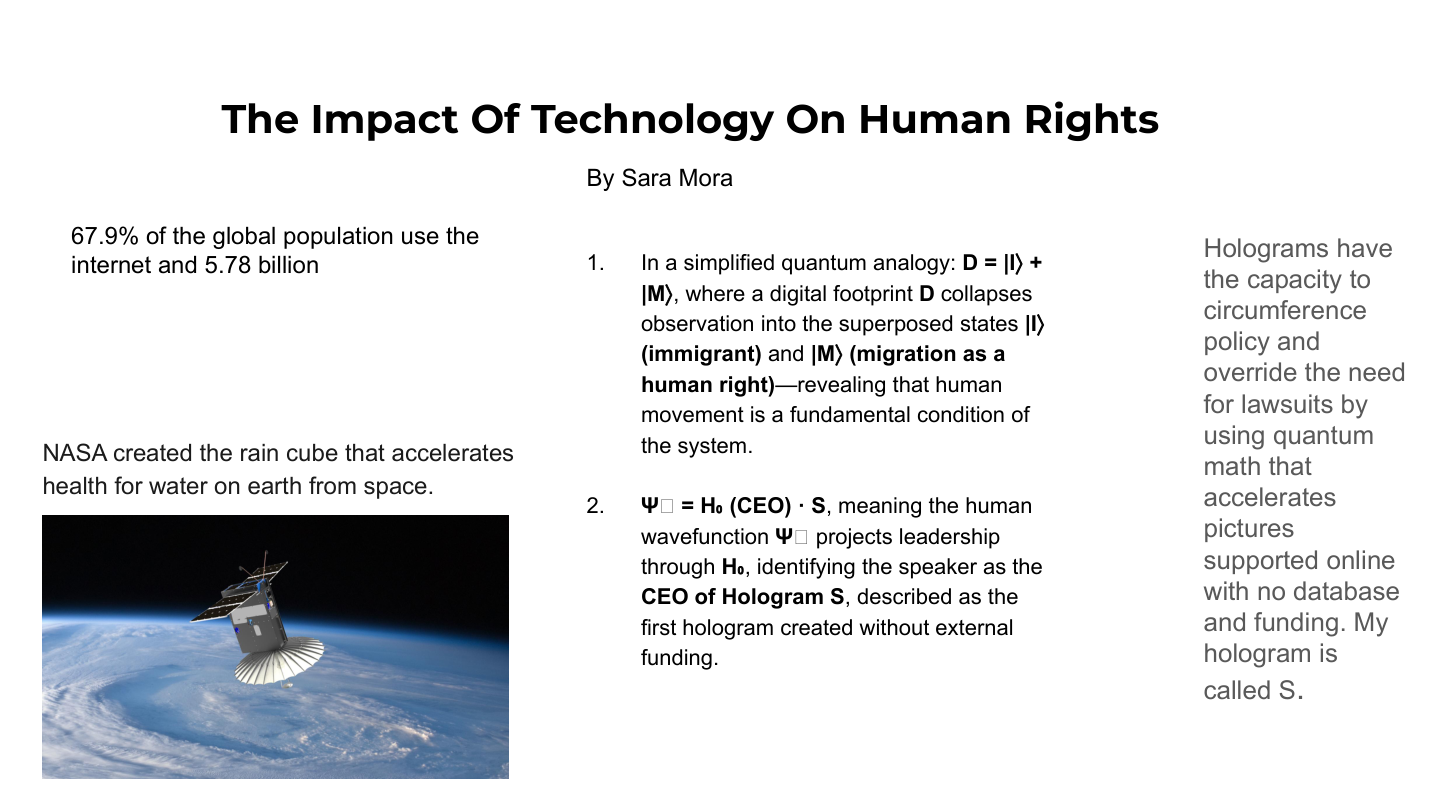 Sara Mora Poster Presentation