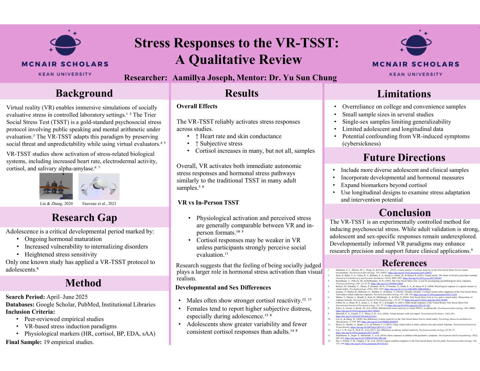 Aamillya Joseph Poster Presentation