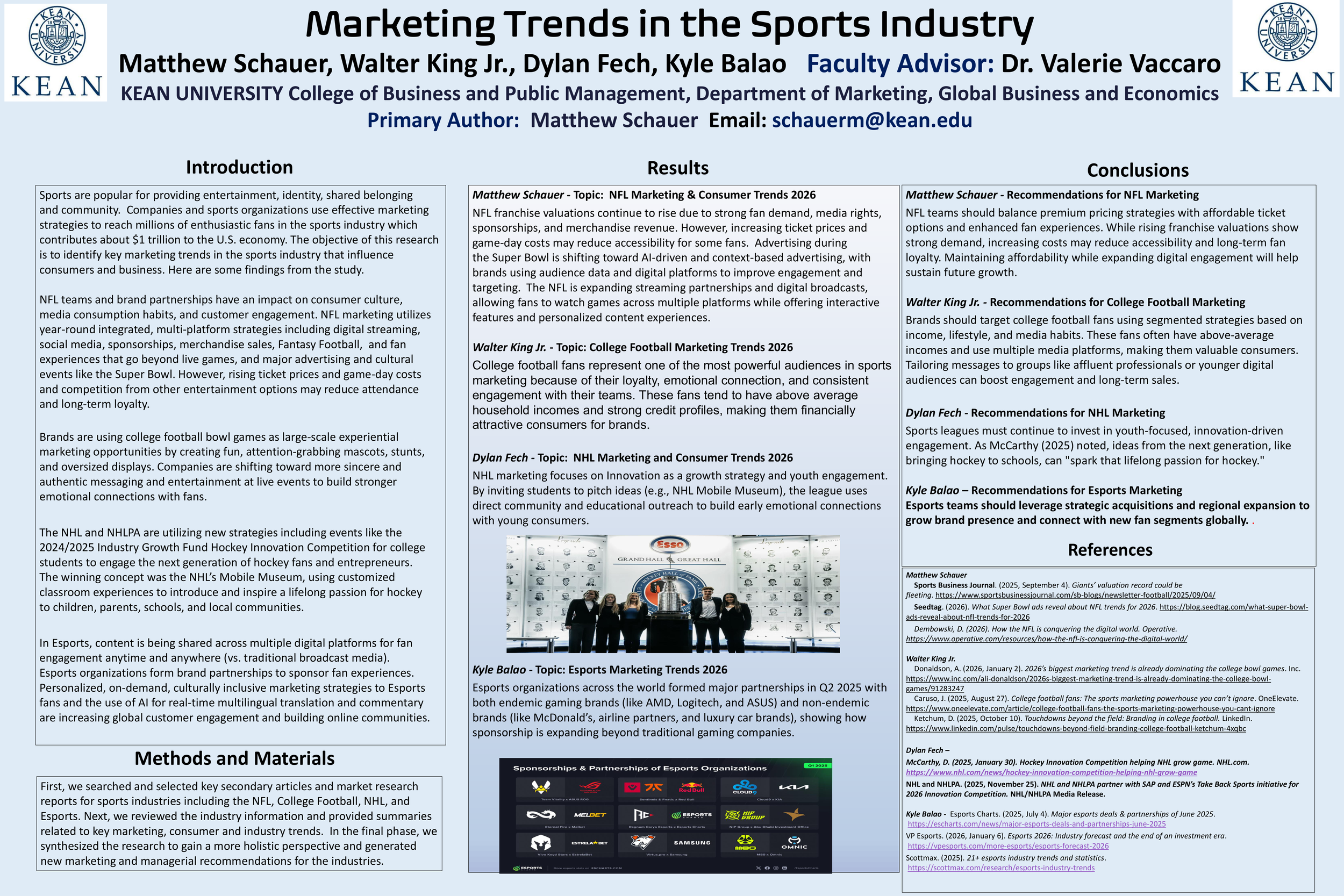 Matthew Schauer Poster Presentation