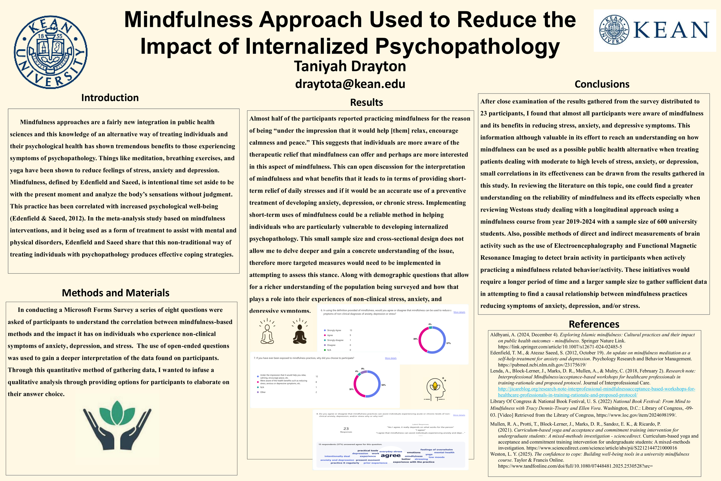 Taniyah Drayton Poster Presentation