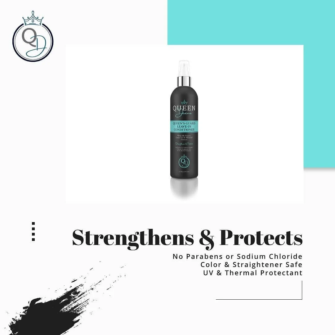The Queen's Guard Leave-In Conditioner 👸🏾👸🏽👸🏿👸🏼👸🏻👸 #queendivine #leaveinconditioner #queensguard #beyoubebeautiful #bossbabe #haircare