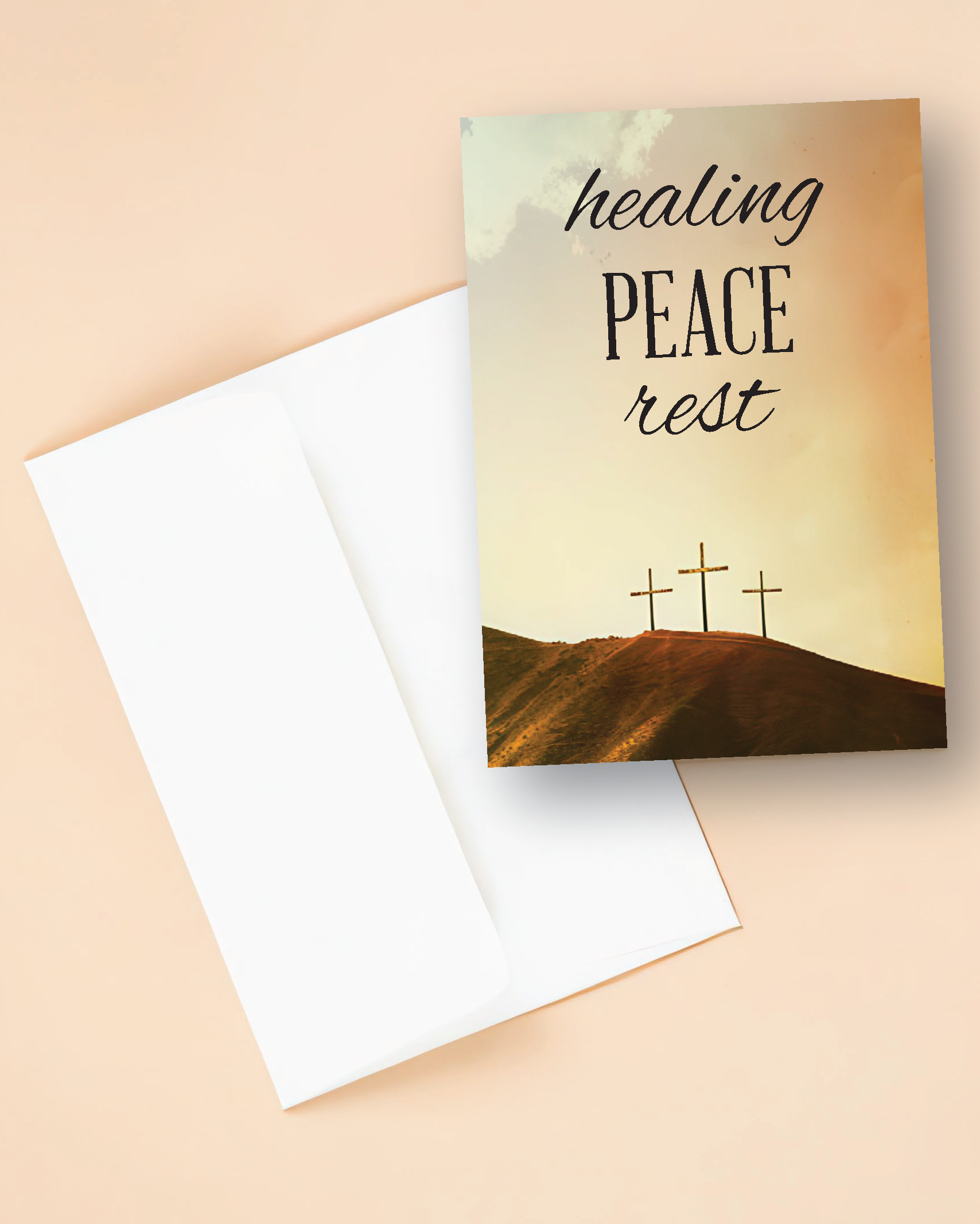 Healing Peace Rest Religious Get Well Card