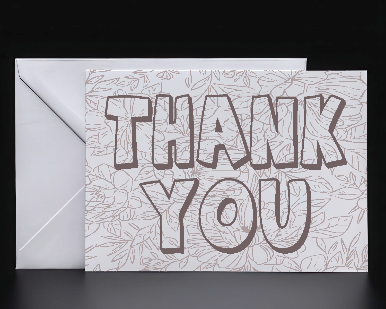 Retro Thank You Card