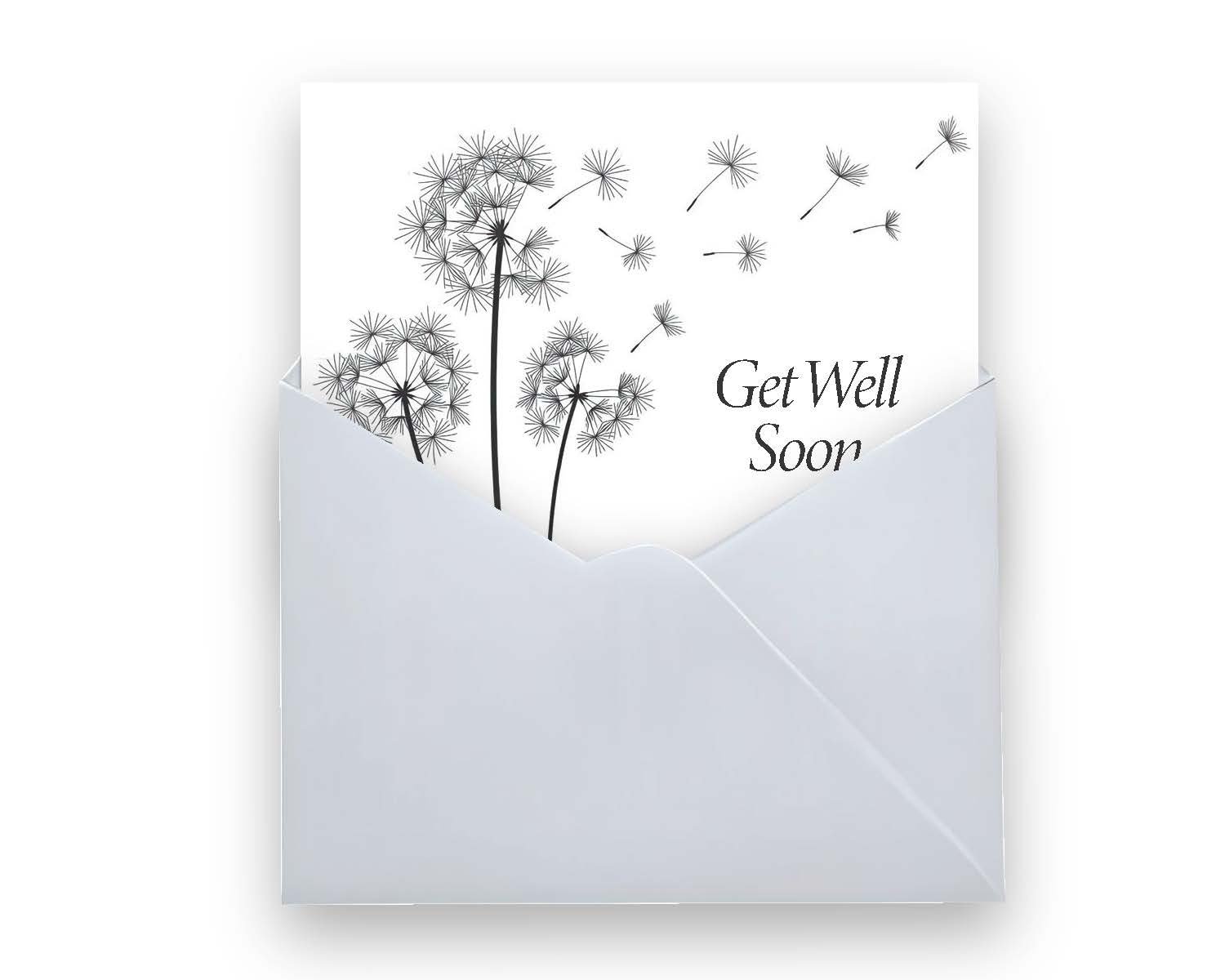 Dandelion Breeze Get Well Card