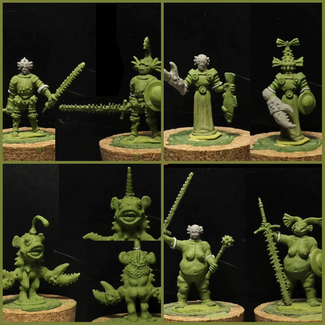 Mordheim Sisters Gaming Miniatures in metal by Gardensofhecate