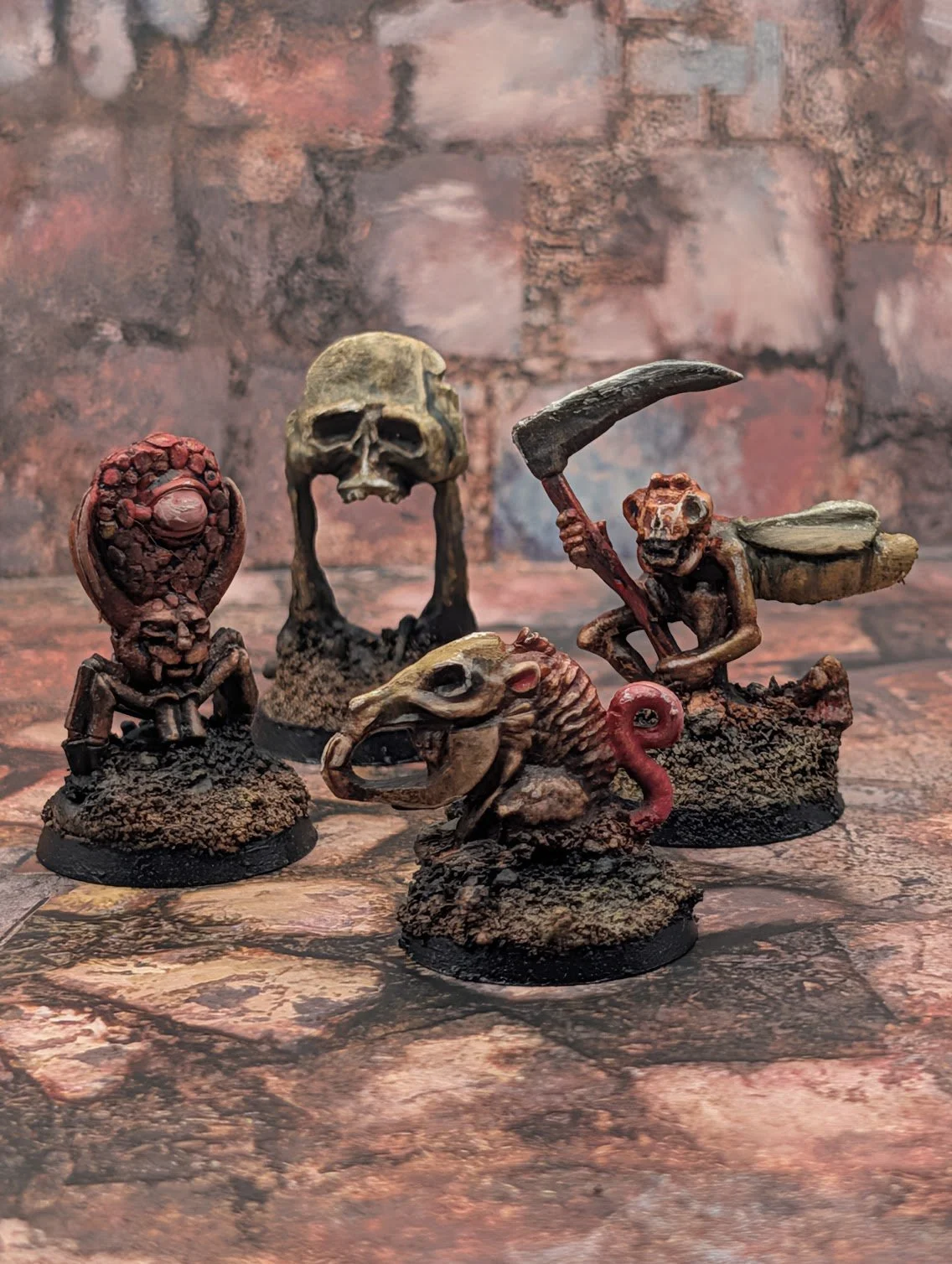 Pest Pack: Sun Rot Monster Pack, Set of Four Metal Miniatures (28mm)
