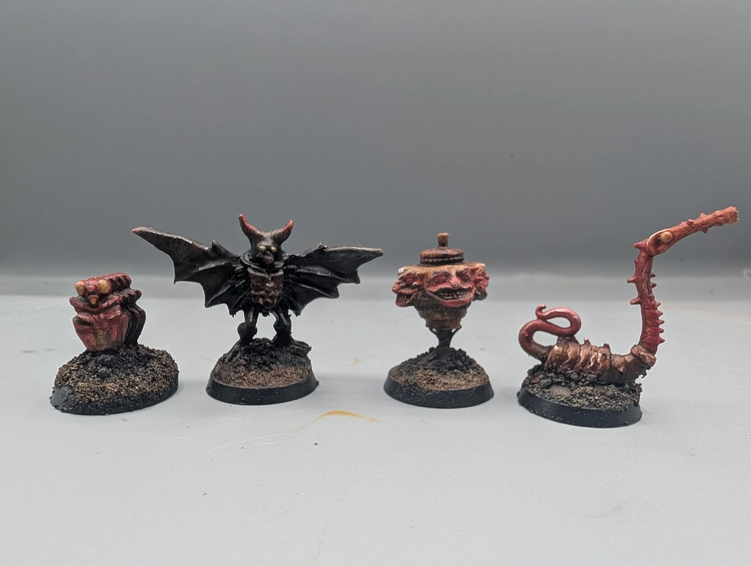 Frenetic Scourge: Sun Rot Monster Pack, Set of Four Metal Miniatures (28mm)