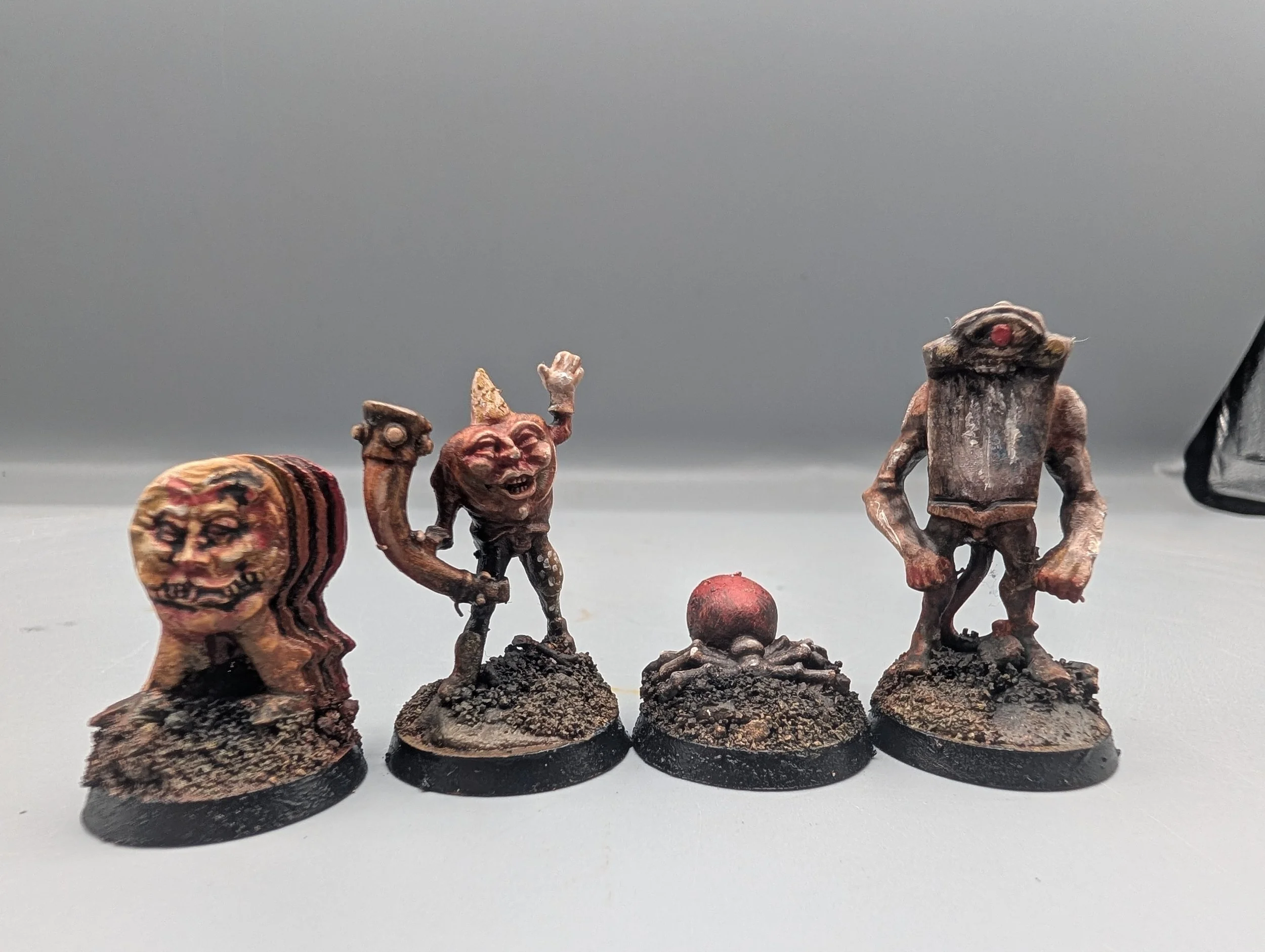 Liminal Horrors: Sun Rot Monster Pack, Set of Four Metal Miniatures (28mm)