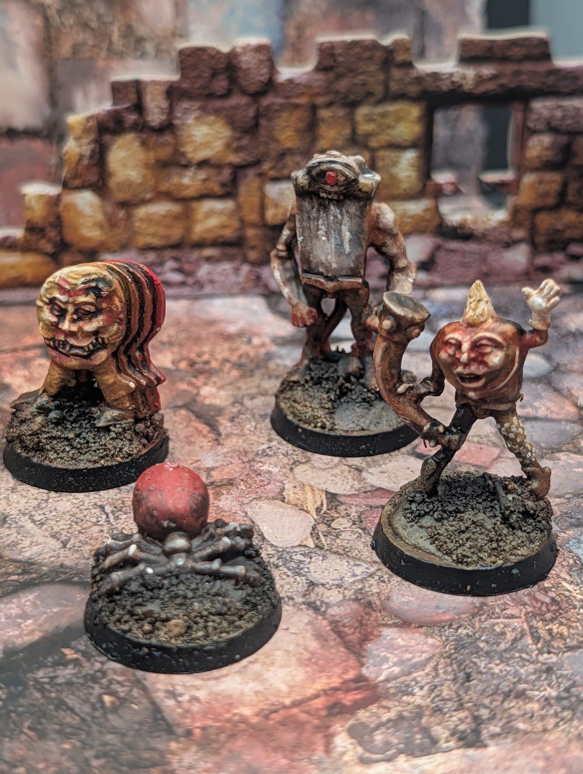 Liminal Horrors: Sun Rot Monster Pack, Set of Four Metal Miniatures (28mm)