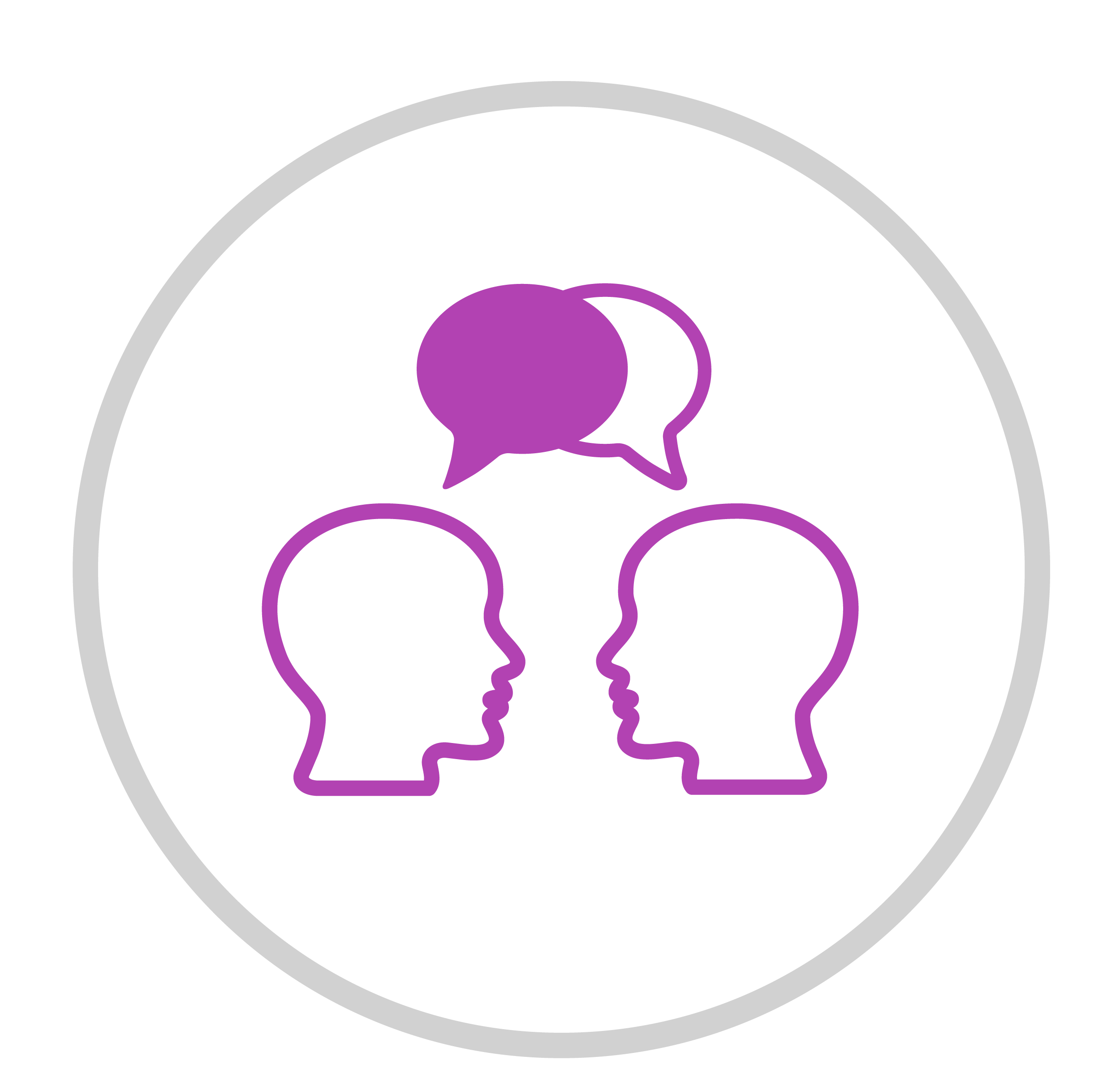 Icon for counselling from a registered clinical counsellor (RCC).