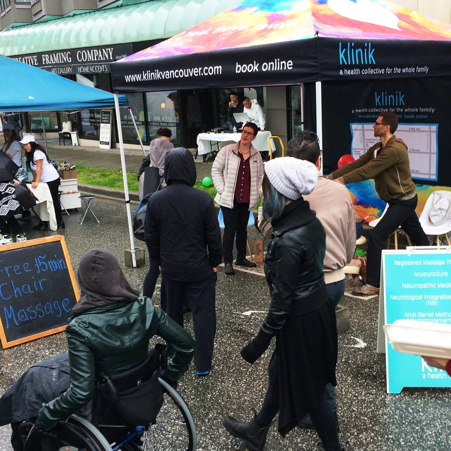 Klinik Main Street massage therapy (RMT), acupuncture, naturopathy