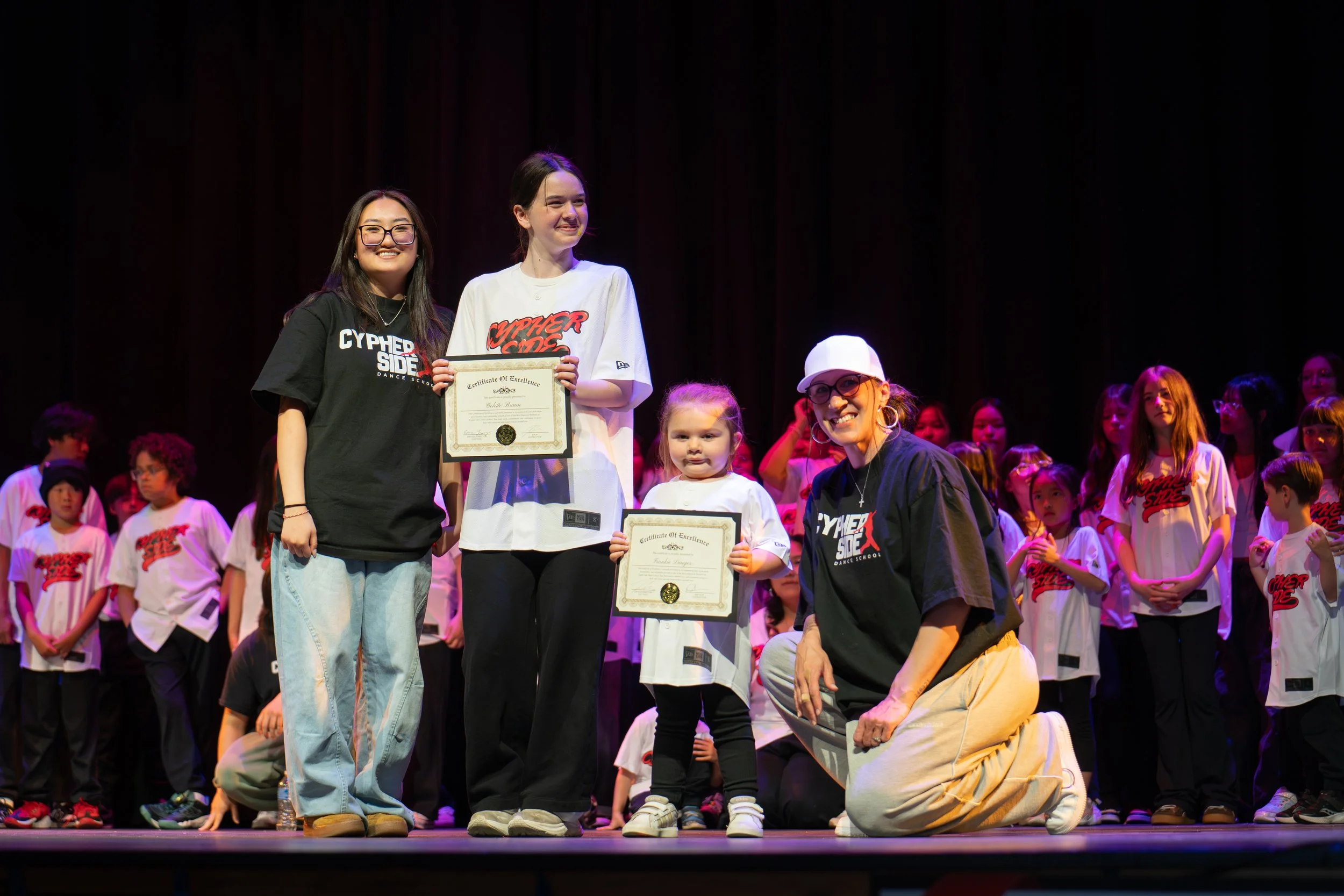 Most improved award with students and instructors