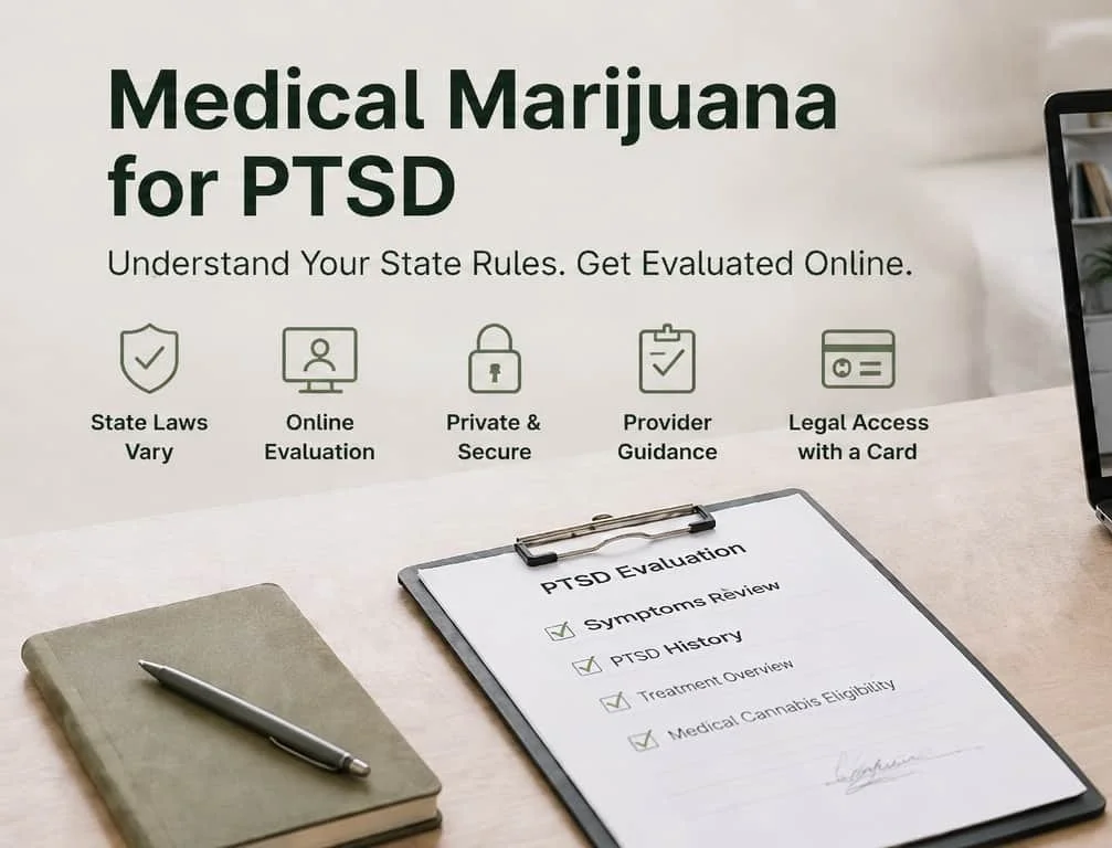 How to Get a Medical Marijuana Card for PTSD: Current State Rules