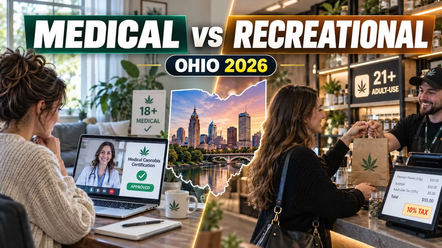 Ohio Medical vs. Recreational Cannabis in 2026