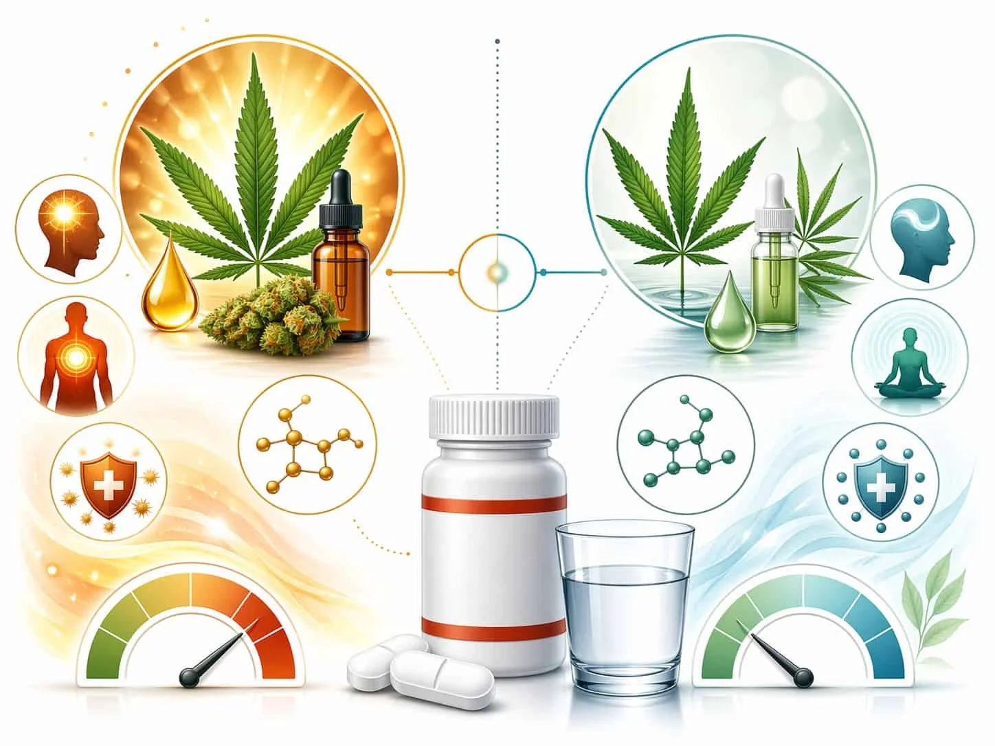THC vs CBD with Tylenol - Is There a Difference