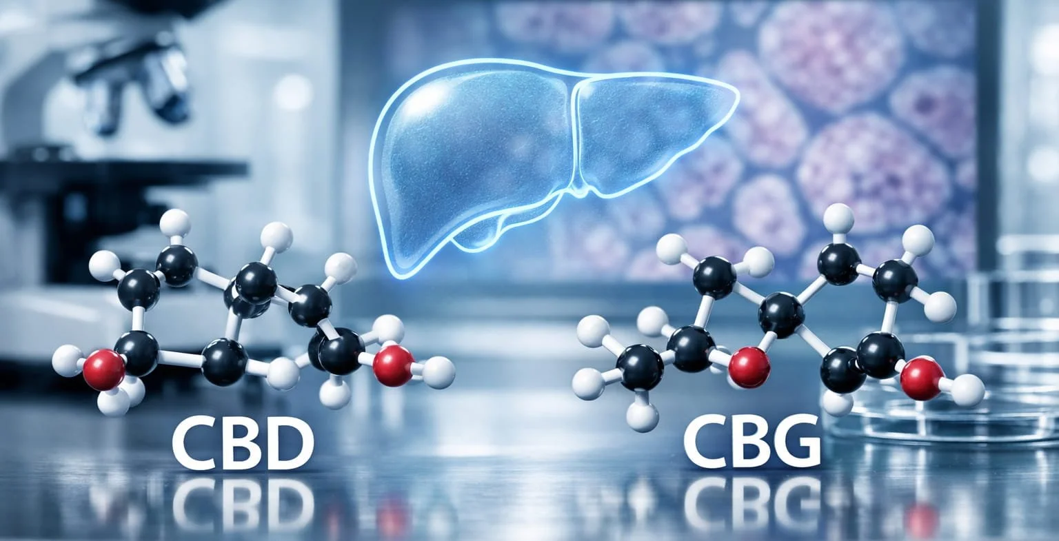 CBD and CBG Reduced Liver Fat in a New 2026 MASLD Study. Here's What That Actually Means