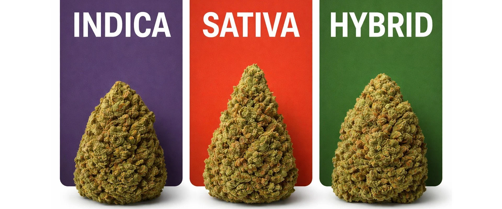 Indica vs. Sativa vs. Hybrid Strains what is the difference