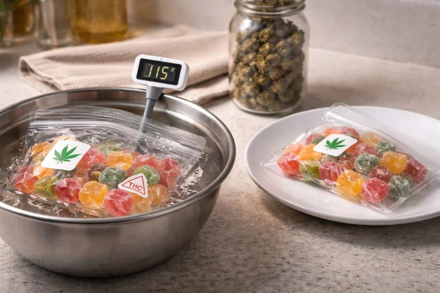 Professional alternatives to microwaving cannabis edibles using controlled heat methods
