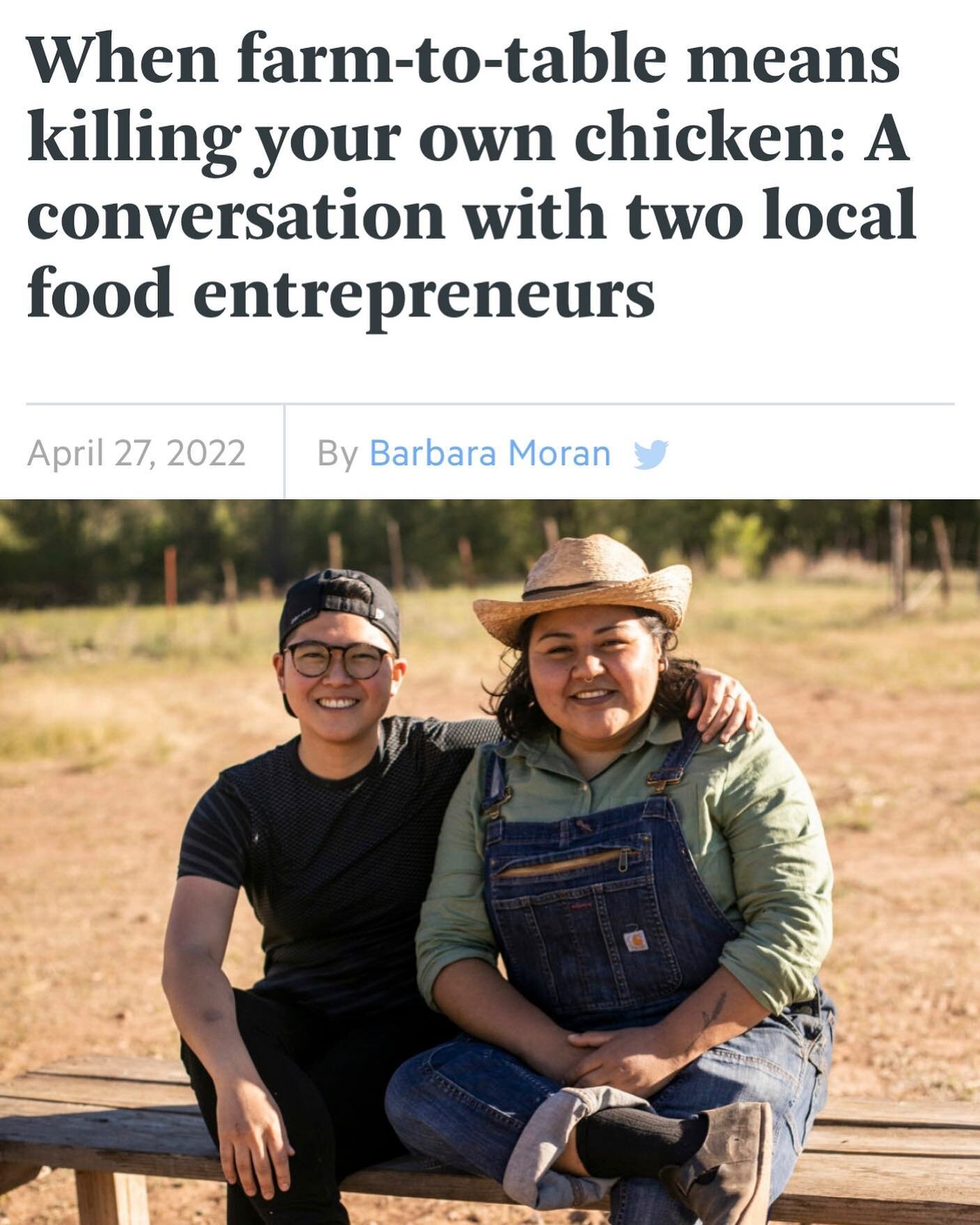 Thank you @wbur &lsquo;s Barbara Moran for interviewing us as part of the series on sustainable eating and climate change. We&rsquo;re humbled to be a small part of the discussion. 
Link in bio for the article.