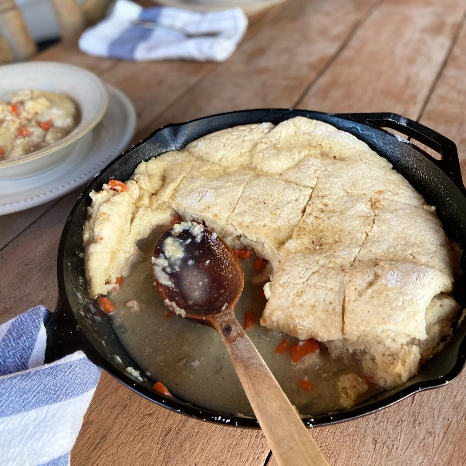 Chicken and Dumplings Pot Pie